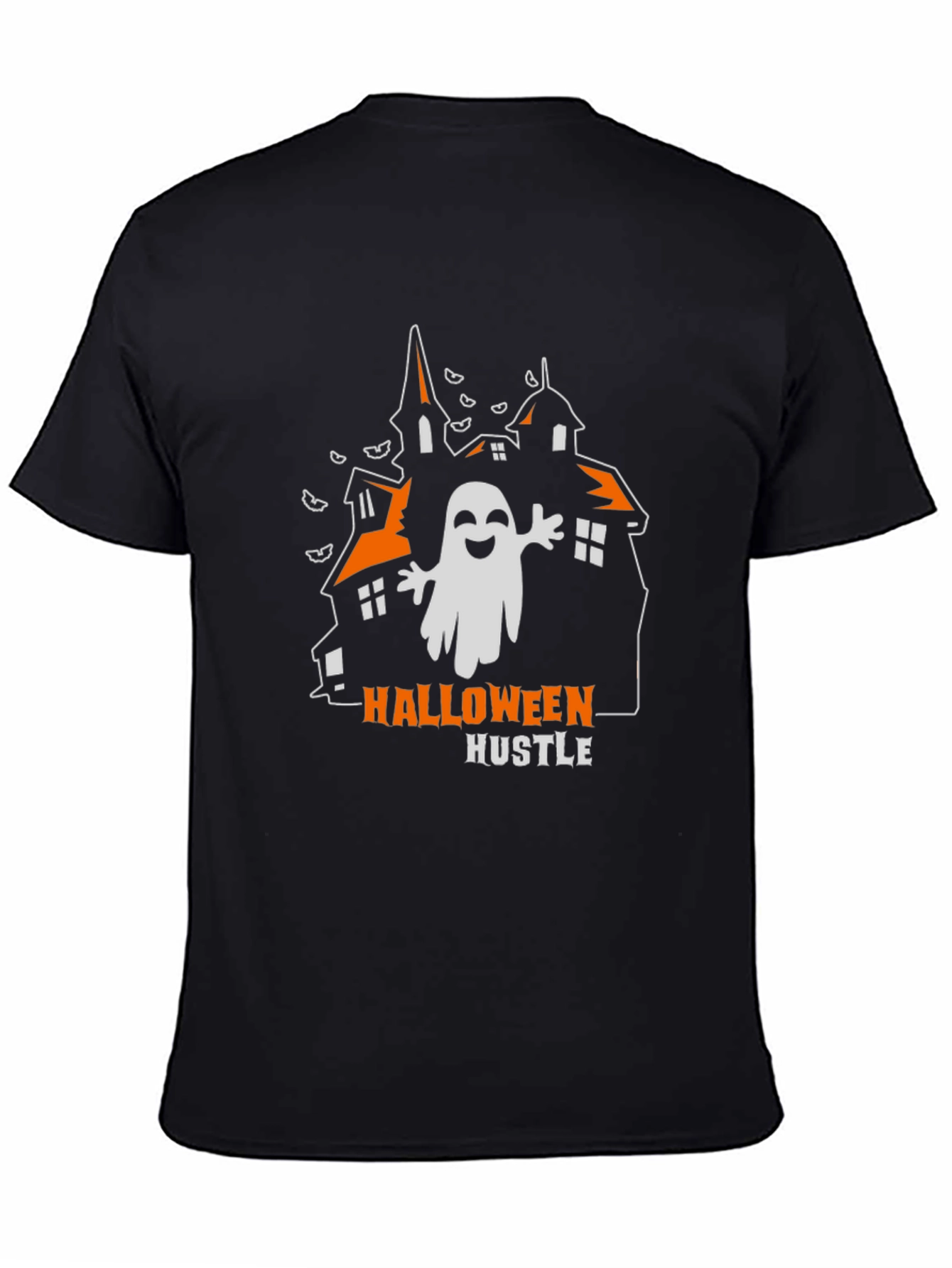 Halloween Hustle Ghost T-Shirt - Spooky Season Apparel