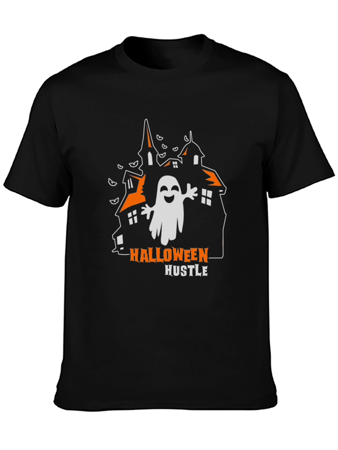 Halloween Hustle Ghost T-Shirt - Spooky Season Apparel