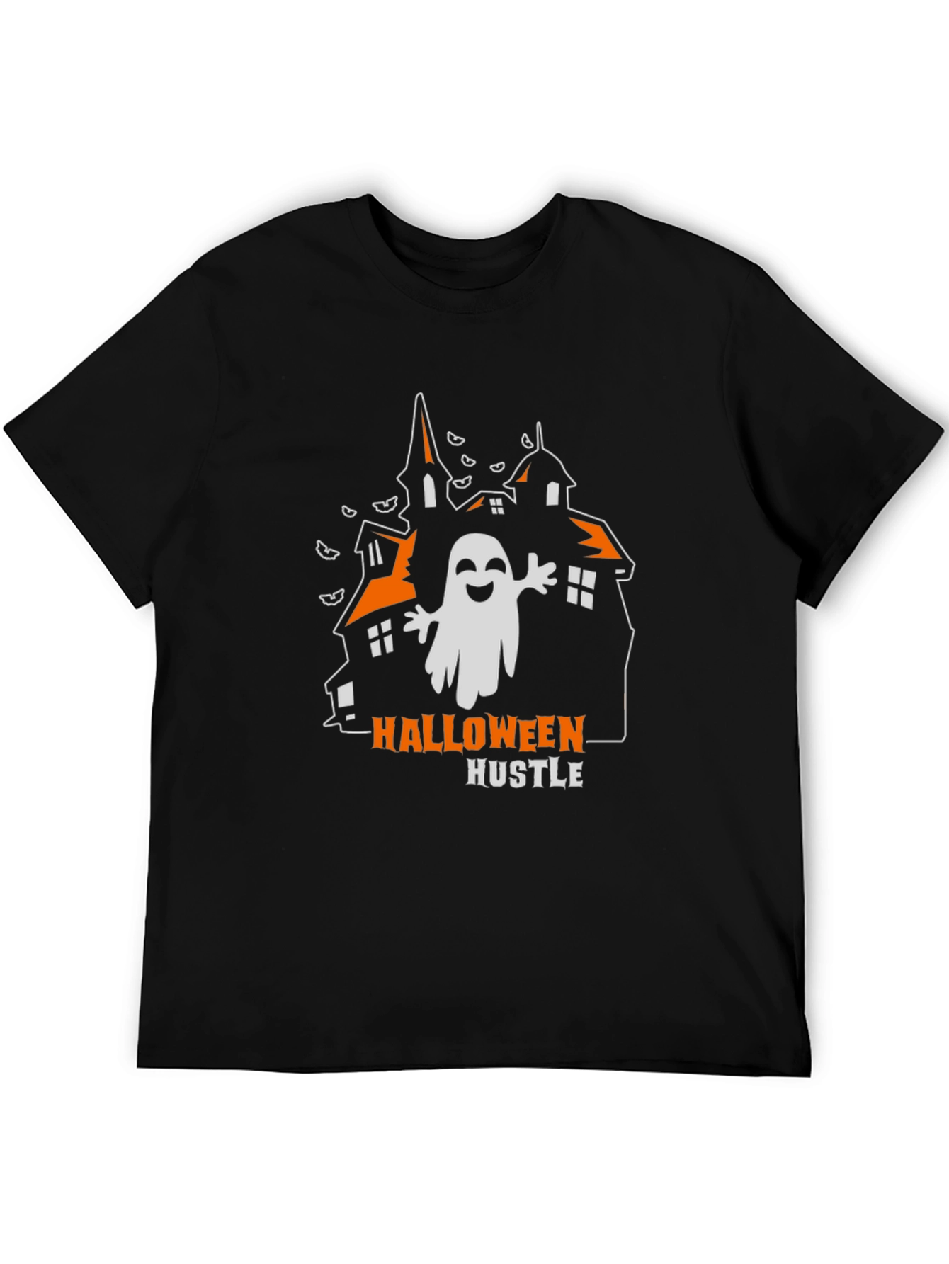 Halloween Hustle Ghost T-Shirt - Spooky Season Apparel