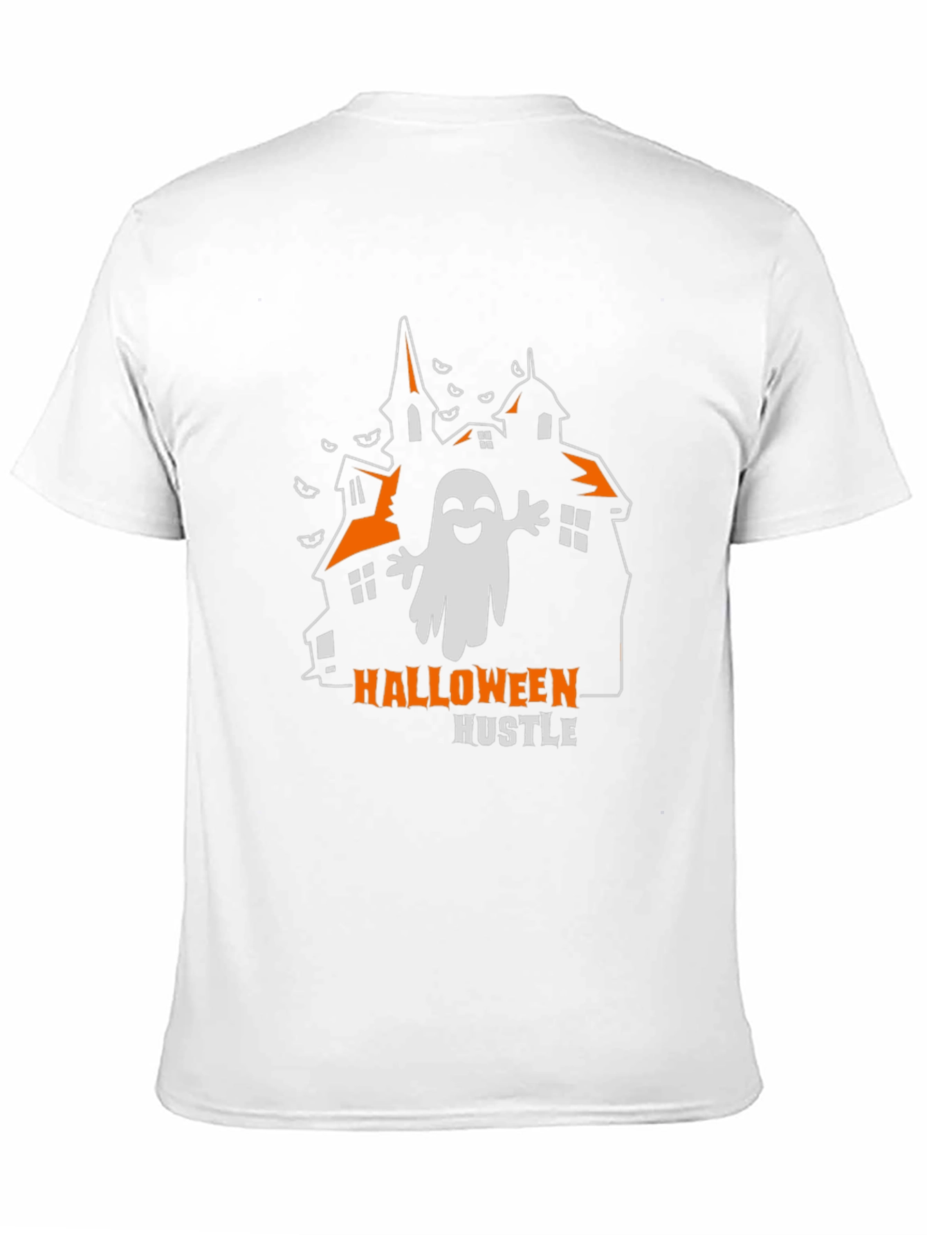Halloween Hustle Ghost T-Shirt - Spooky Season Apparel