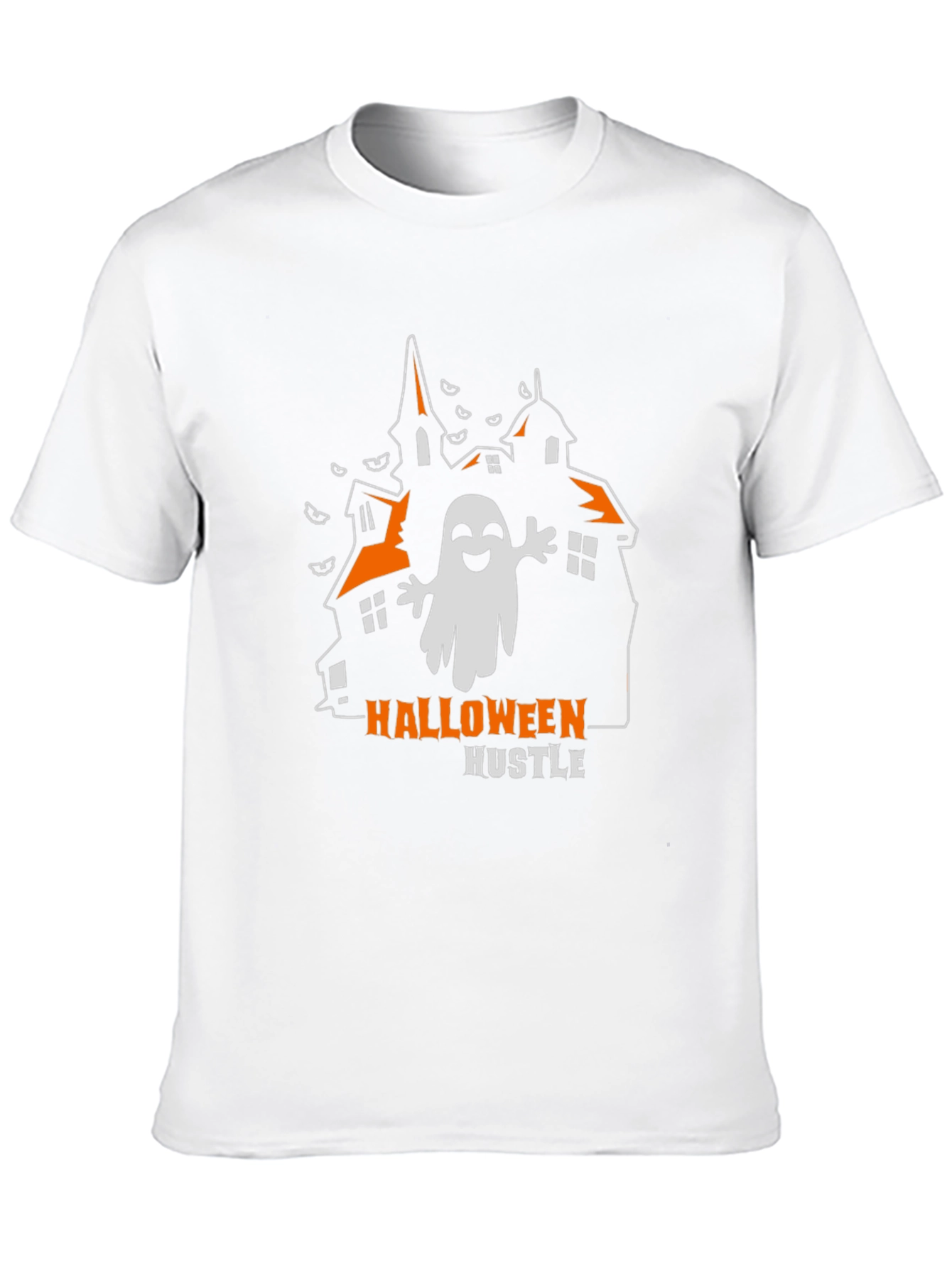 Halloween Hustle Ghost T-Shirt - Spooky Season Apparel