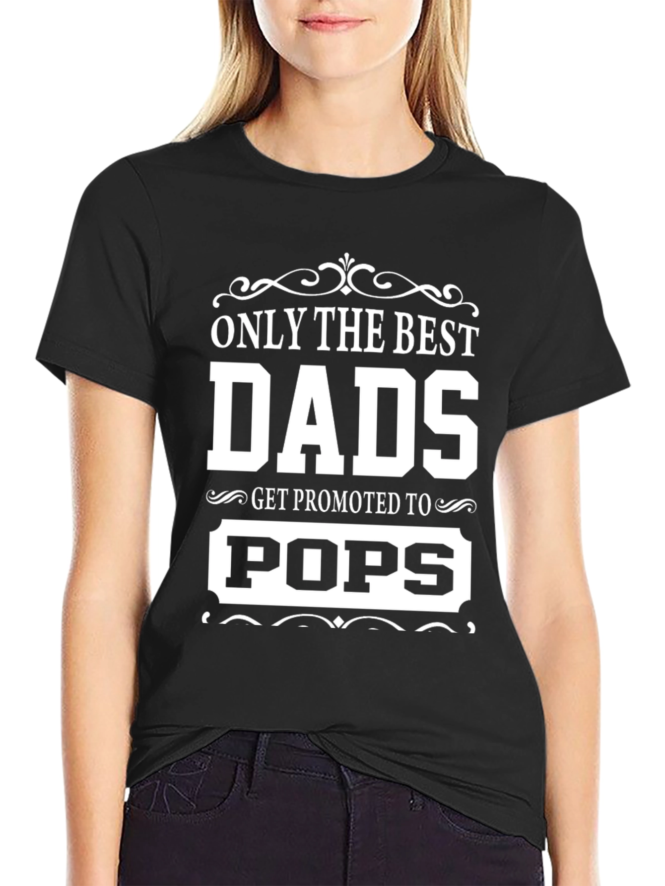 Only the Best Dads Get Promoted to Pops T-Shirt