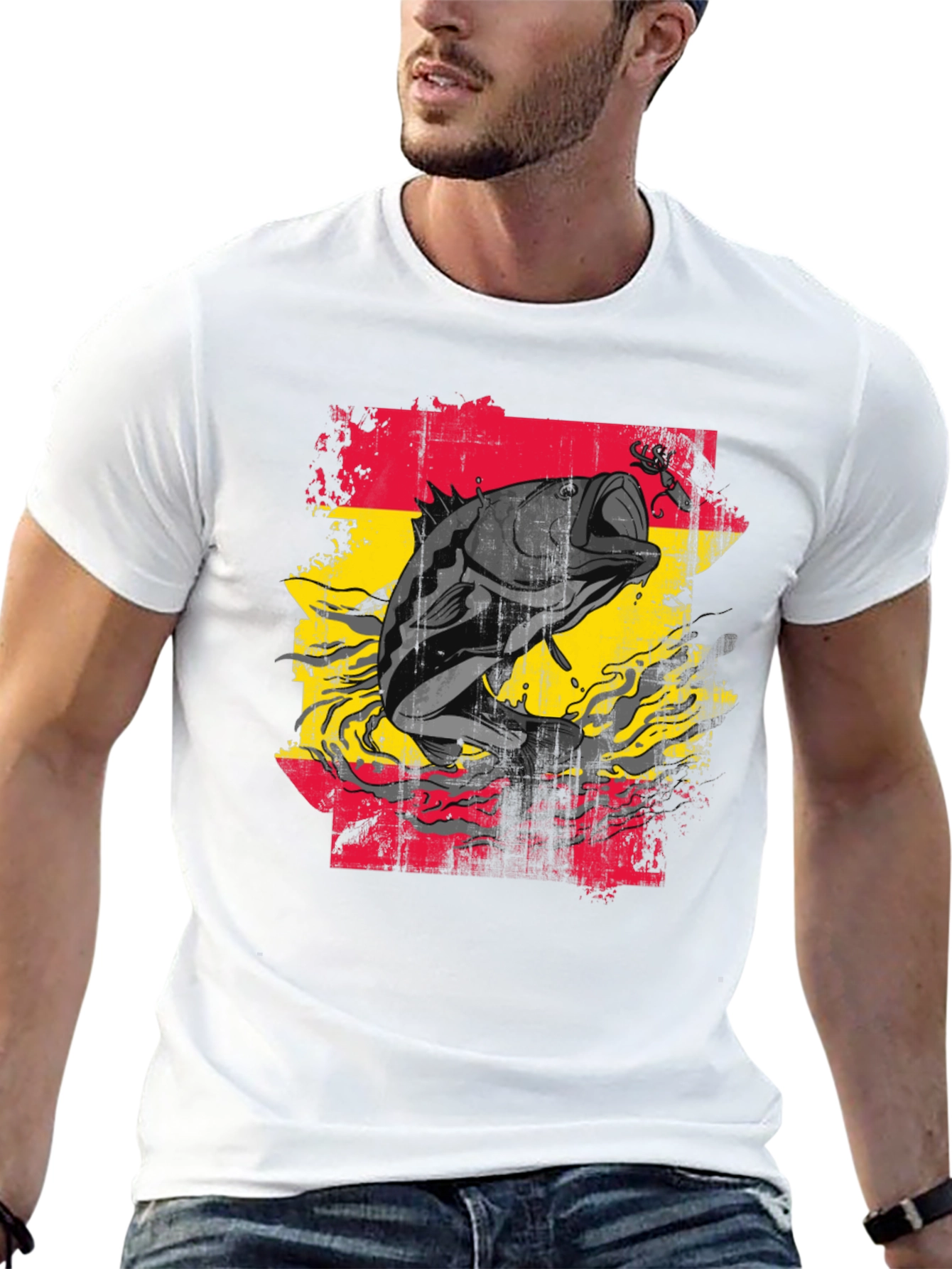 Fishing T-Shirt - Bass Design