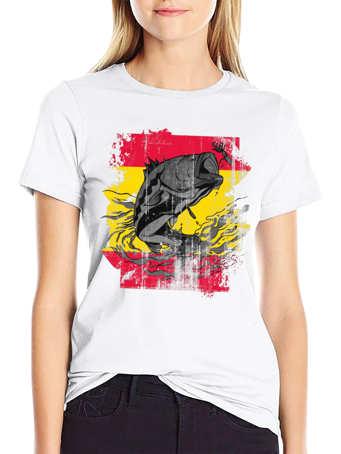 Fishing T-Shirt - Bass Design