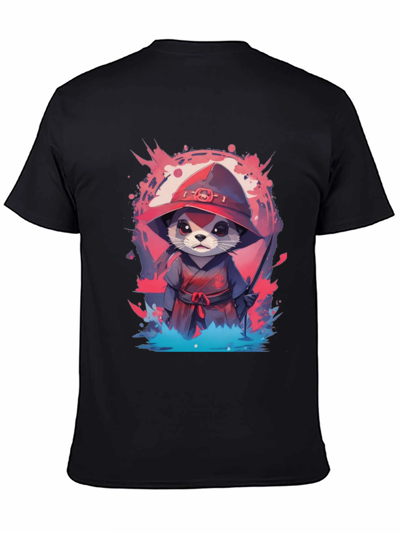 Ninja Otter Graphic Tee - Unique Design