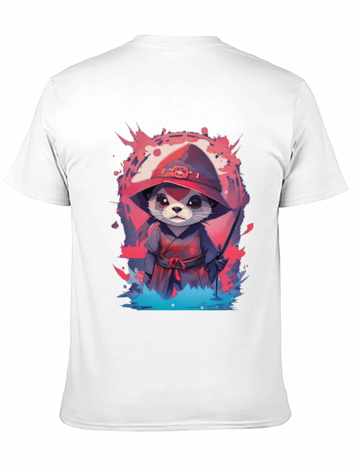 Ninja Otter Graphic Tee - Unique Design
