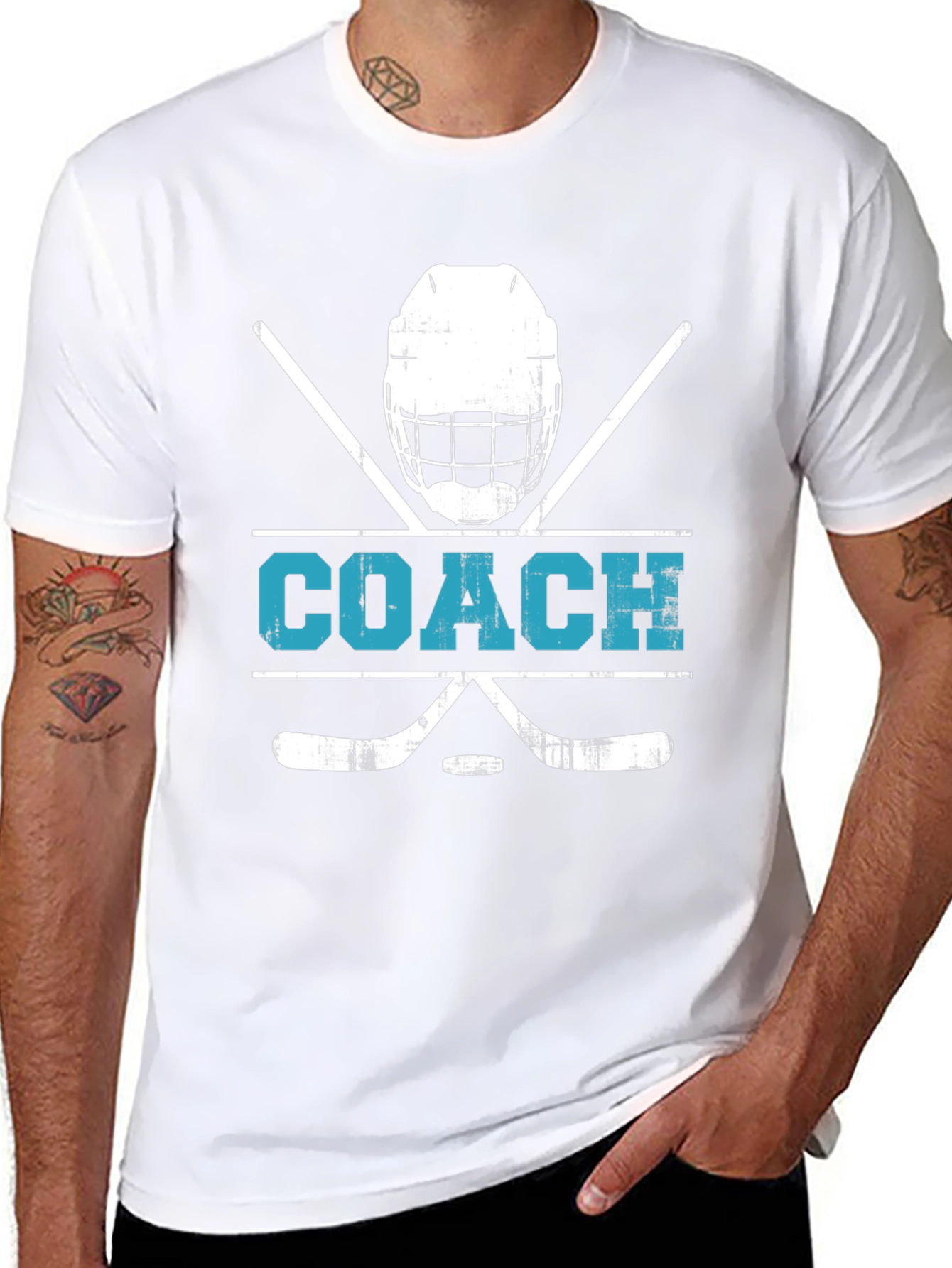 Hockey Coach T-Shirt - Sporty Design