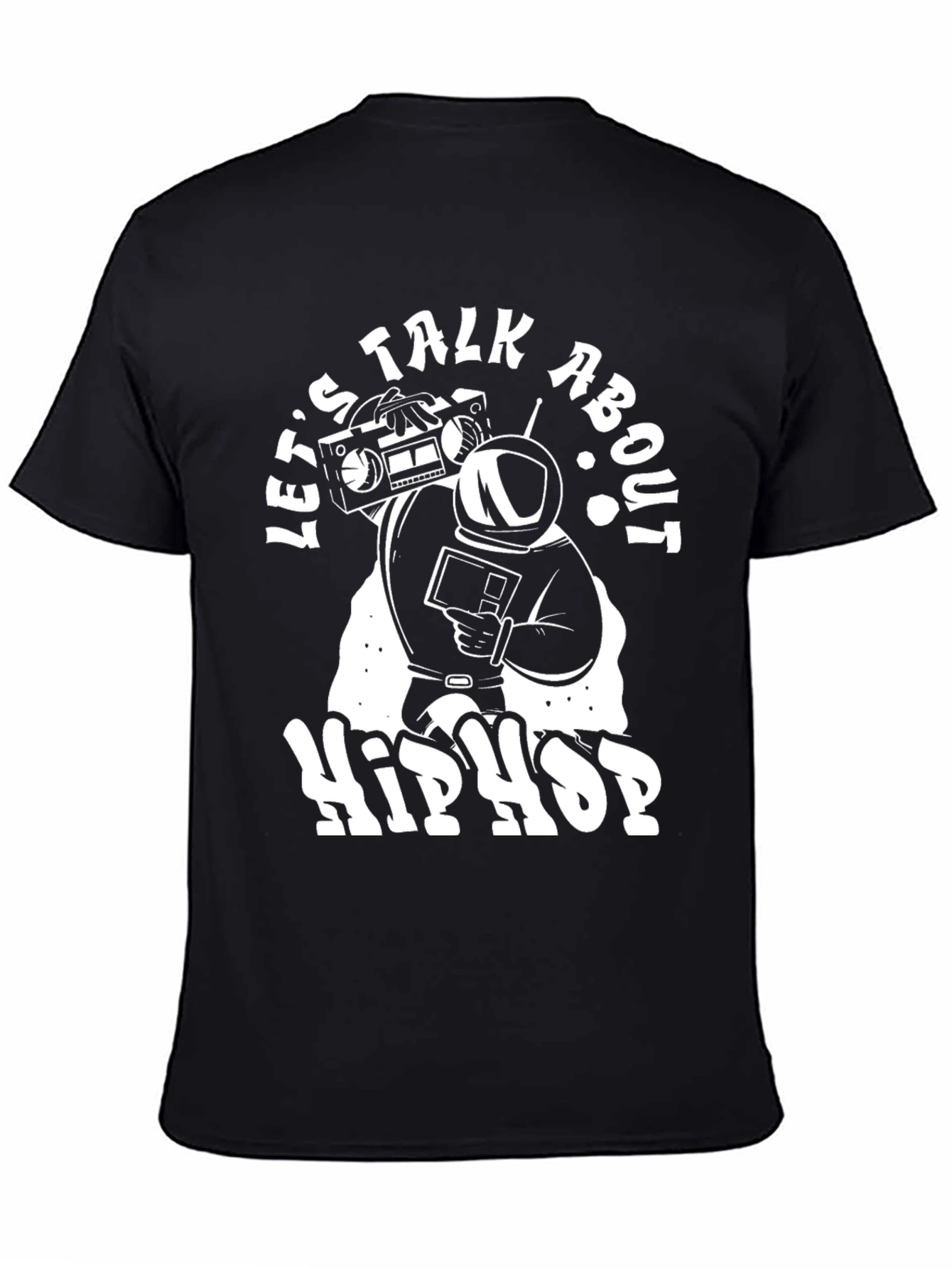Hip Hop Astronaut Graphic T-Shirt