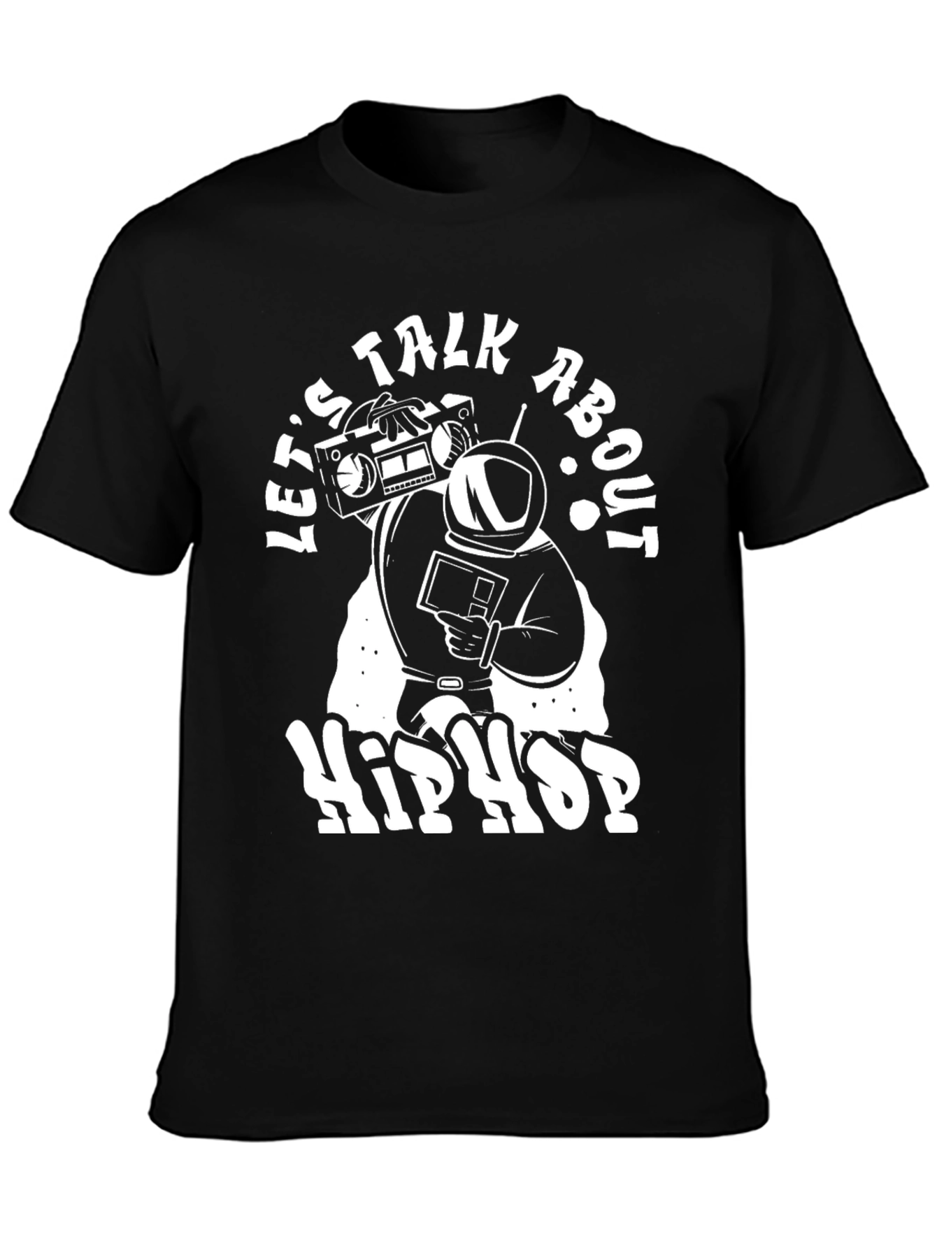 Hip Hop Astronaut Graphic T-Shirt