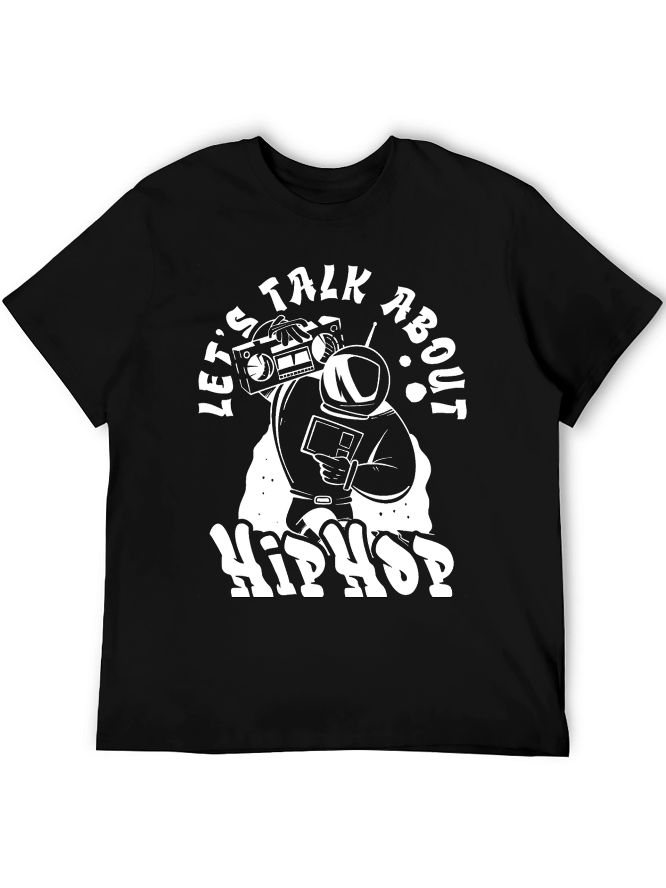 Hip Hop Astronaut Graphic T-Shirt