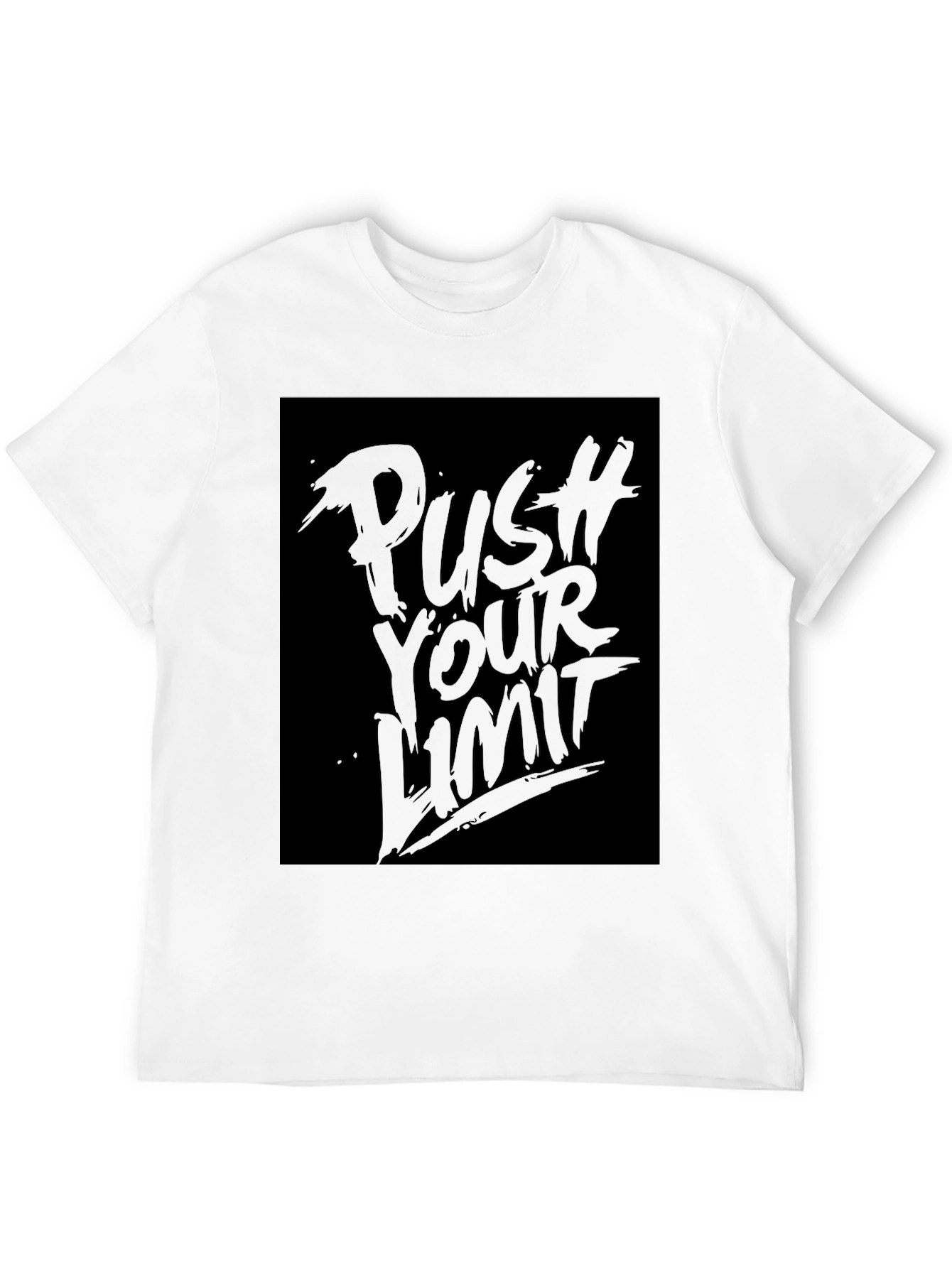 Push Your Limit Graphic Tee - Black