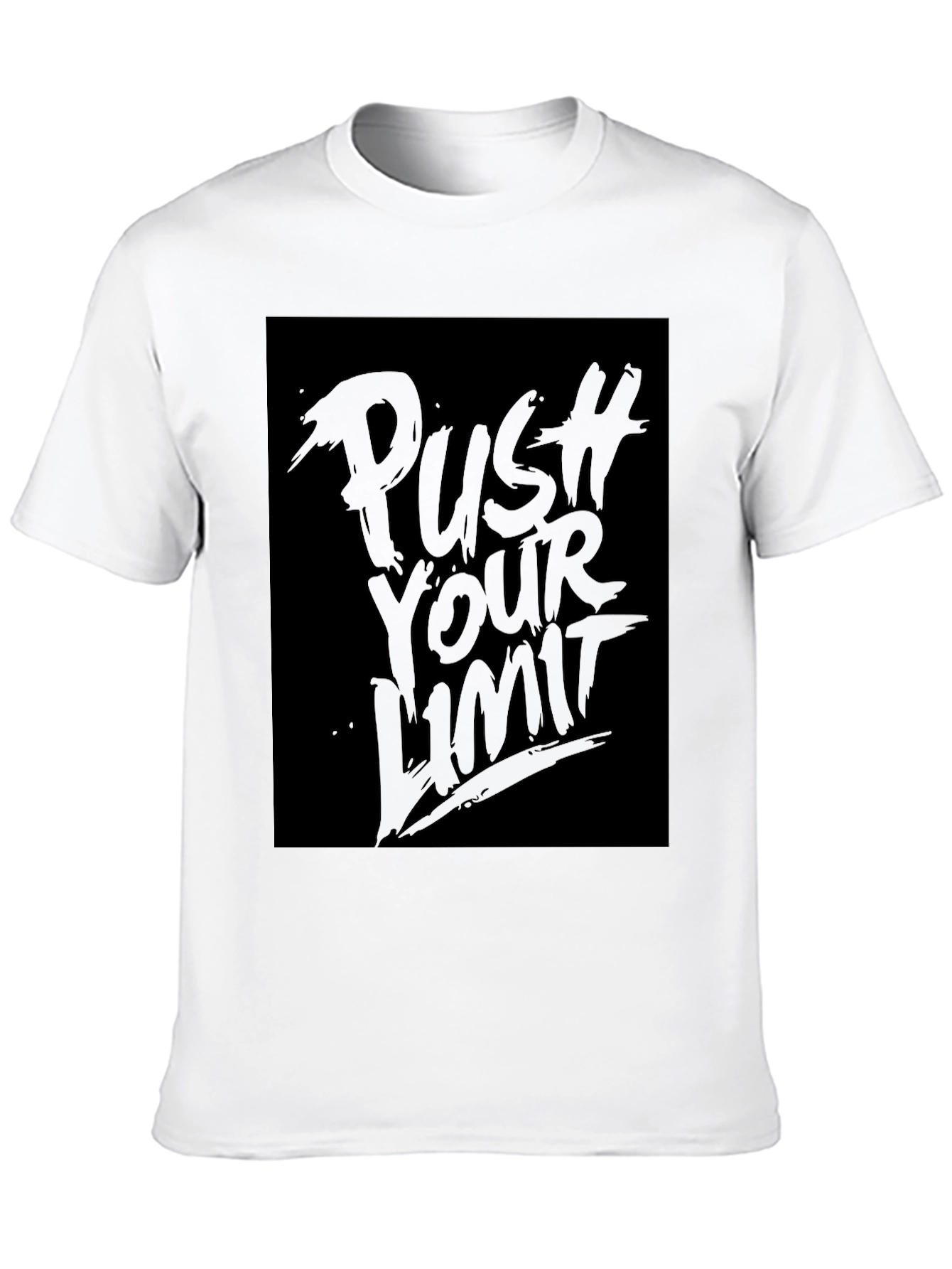 Push Your Limit Graphic Tee - Black