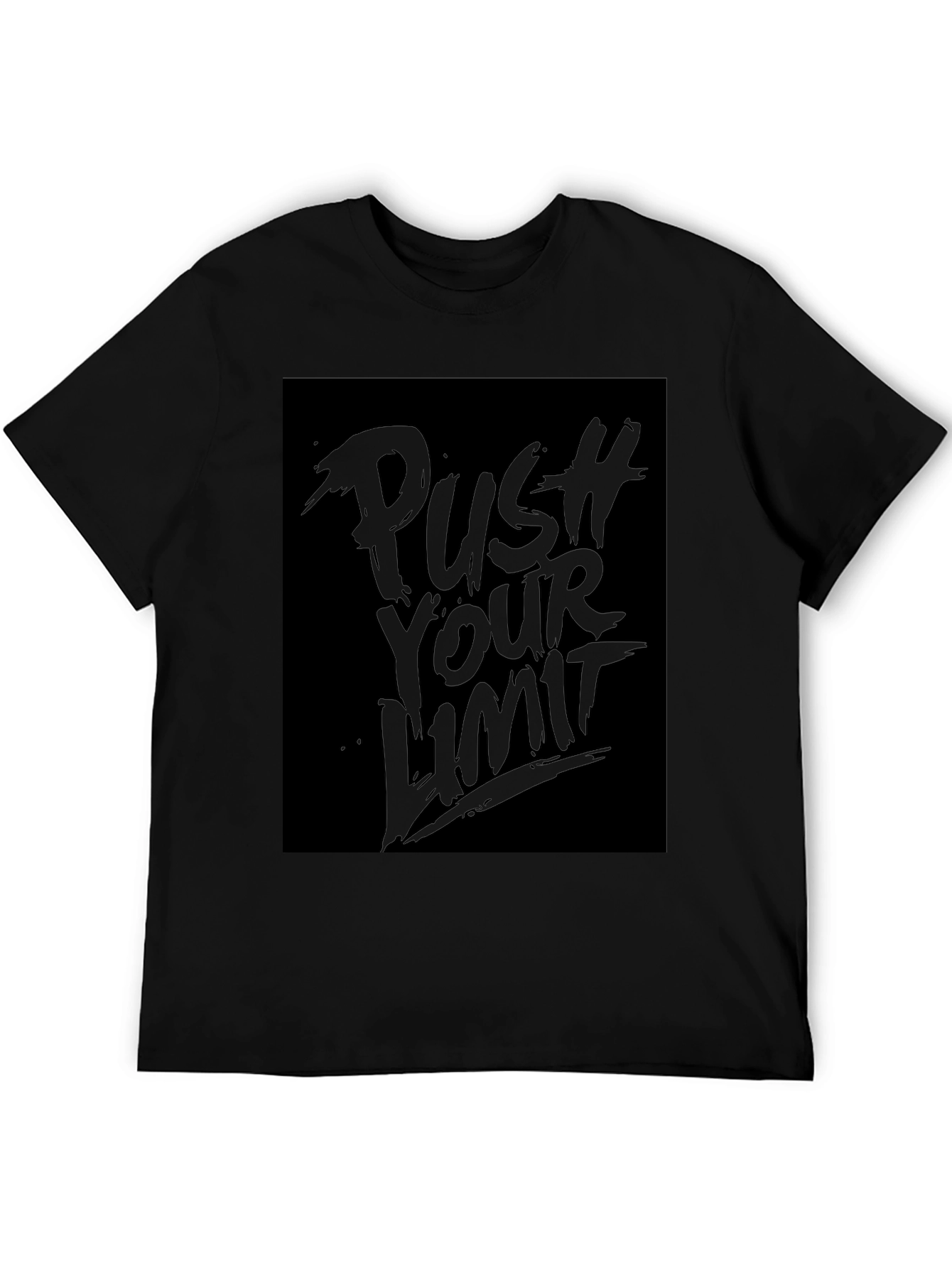 Push Your Limit Graphic Tee - Black