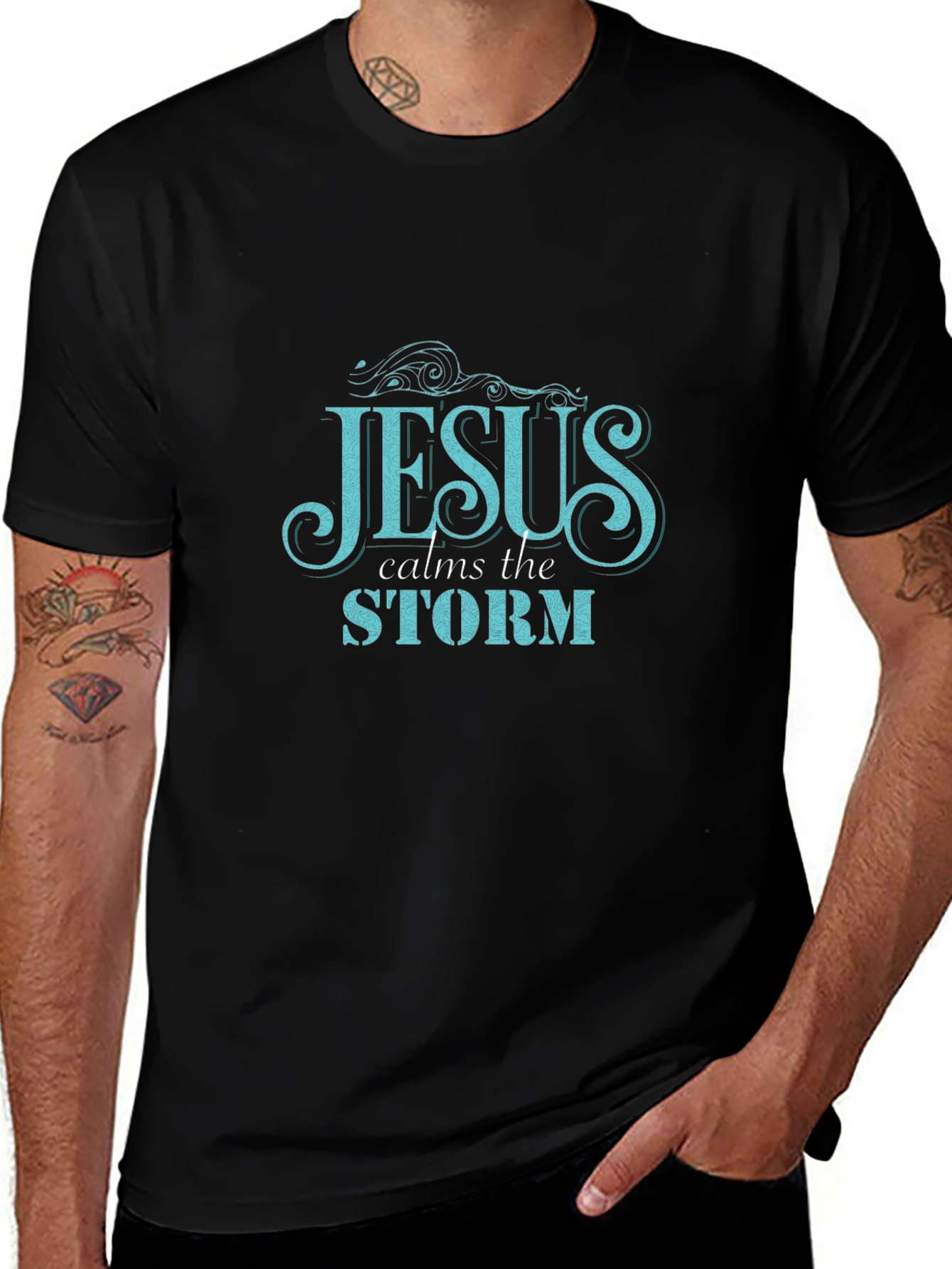 Jesus Calms the Storm Graphic T-Shirt