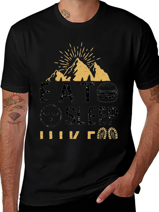 Eat Sleep Hike T-Shirt - Adventure Tee
