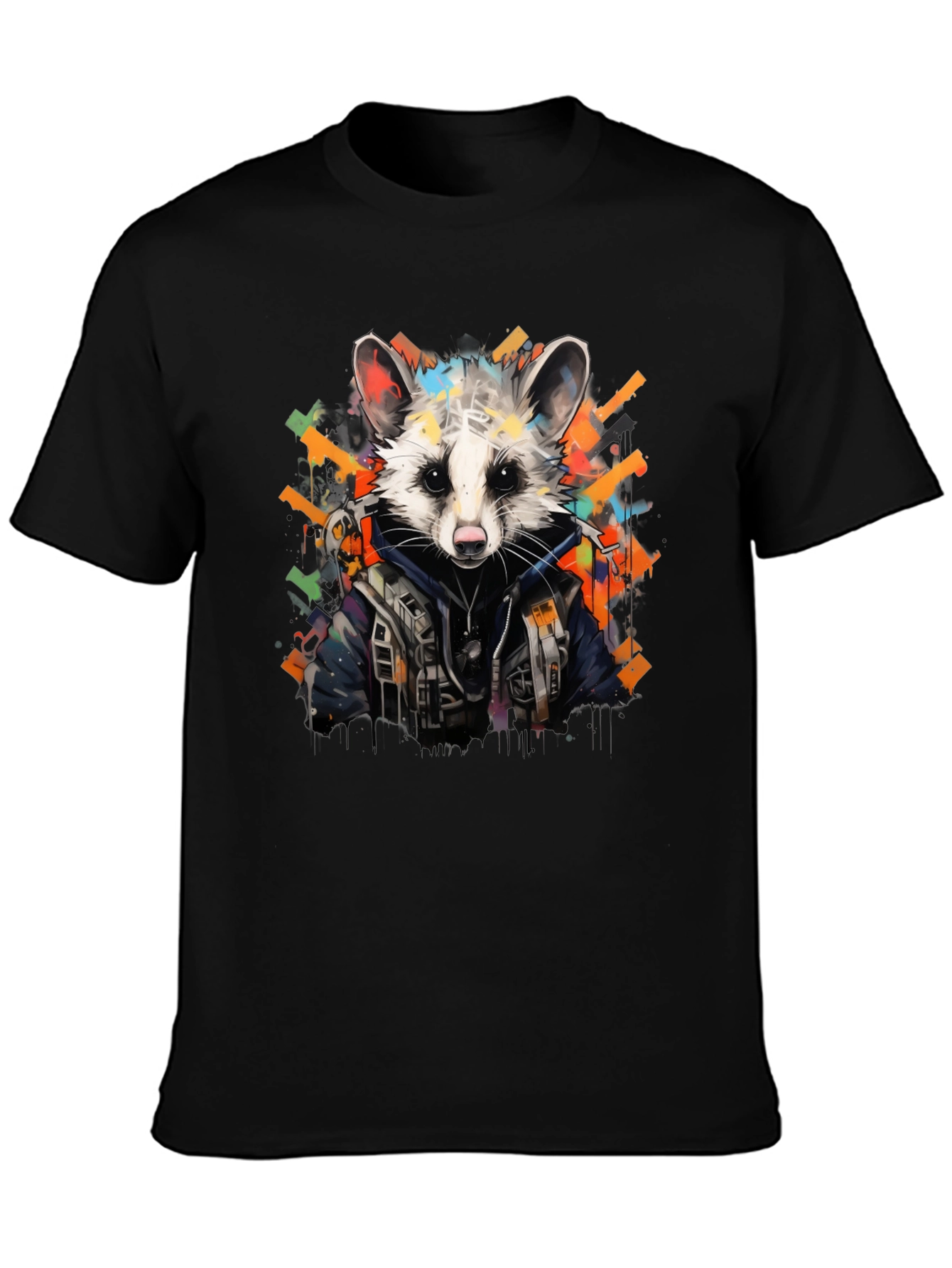 Urban Raccoon Graphic Tee
