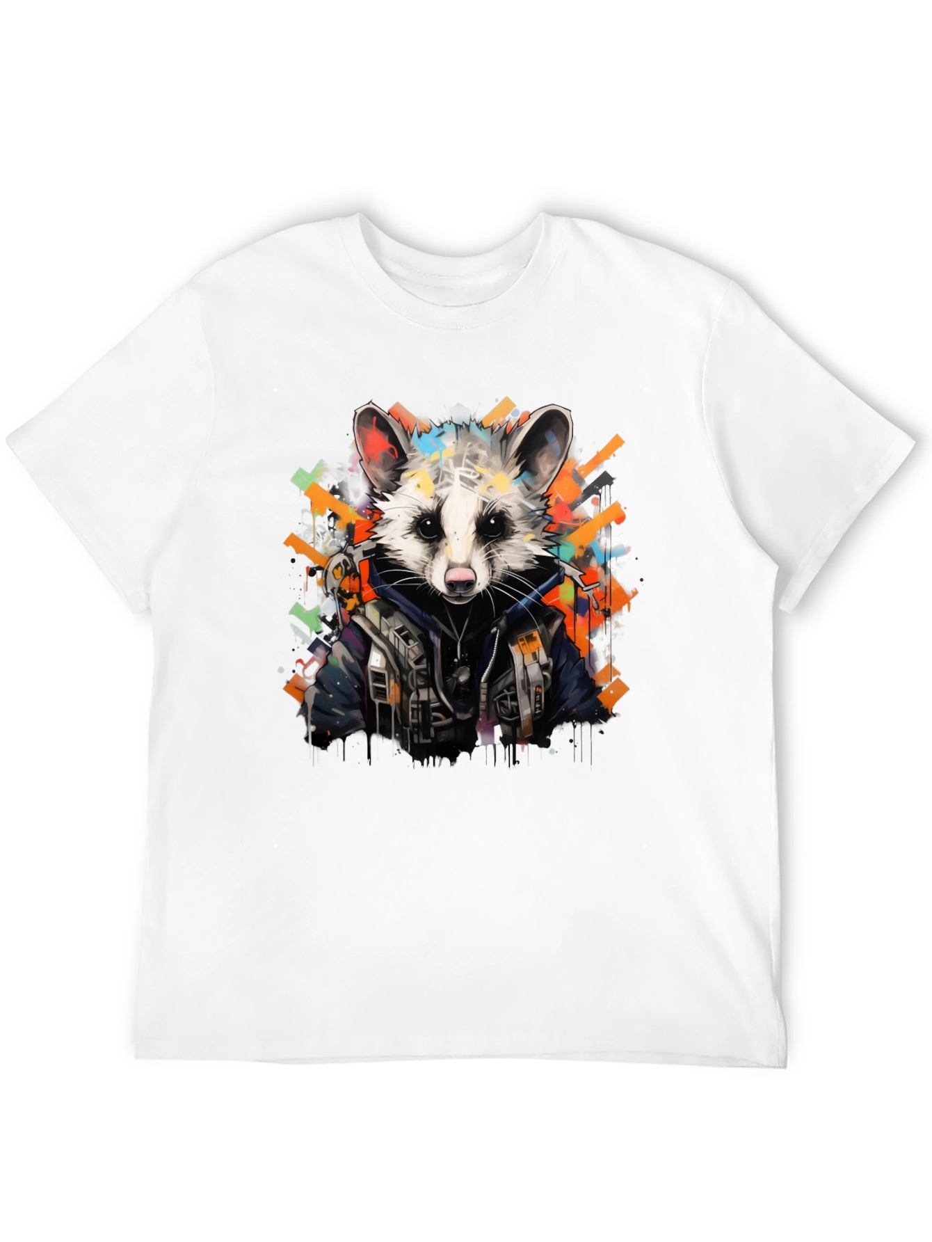 Urban Raccoon Graphic Tee