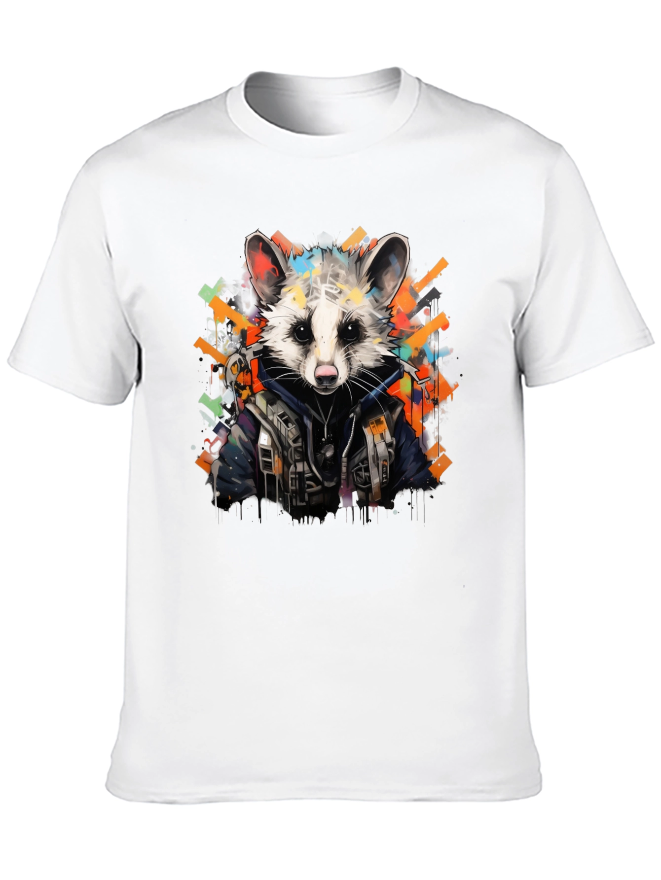 Urban Raccoon Graphic Tee