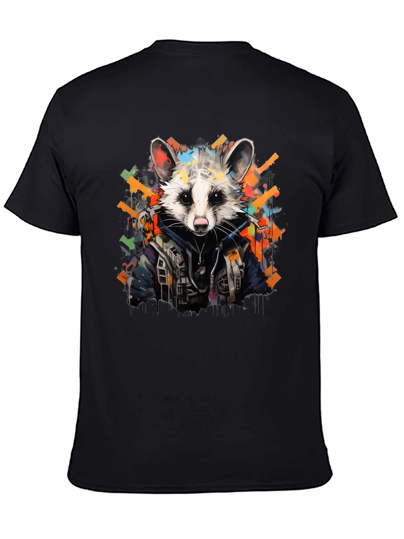 Urban Raccoon Graphic Tee