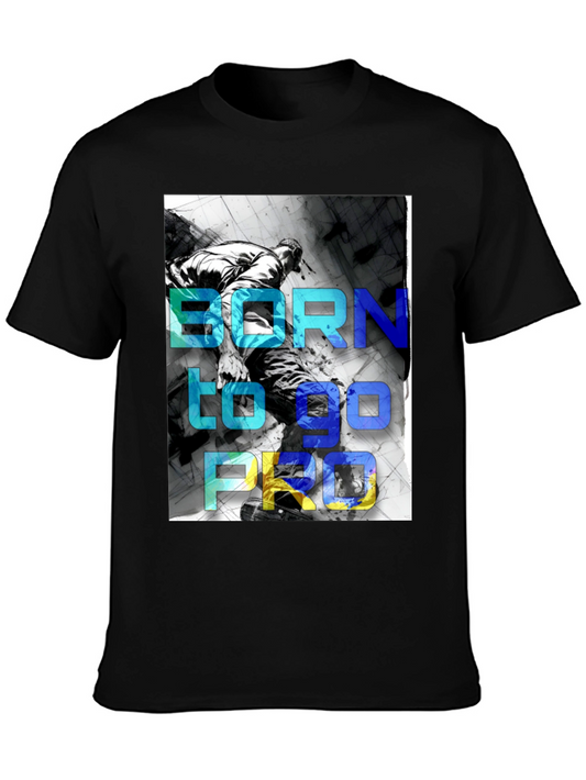 Born to Go Pro Graphic Tee - Black