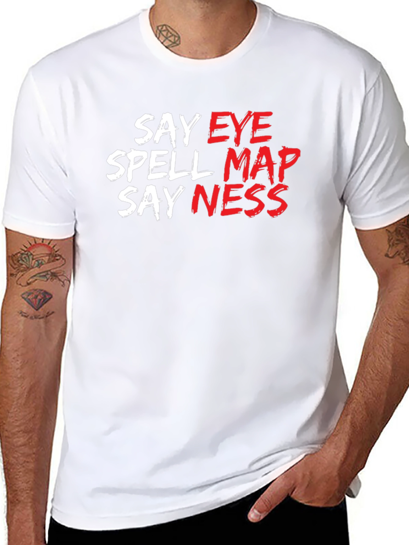 Say Eye Spell Map Say Ness T-Shirt