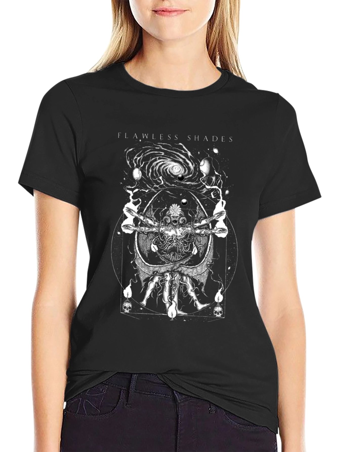 Flawless Shades Graphic Tee - Vitruvian Man