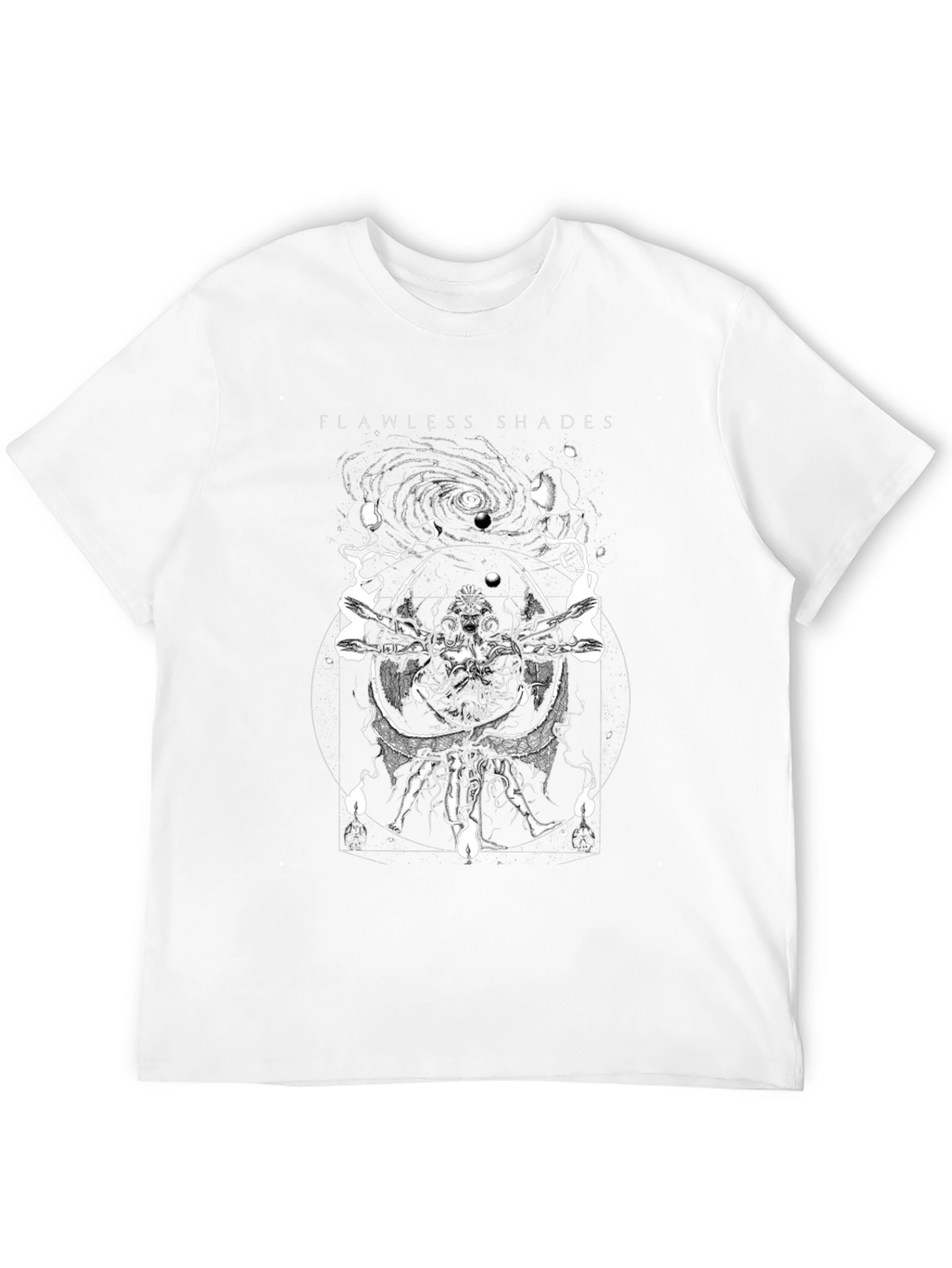 Flawless Shades Graphic Tee - Vitruvian Man