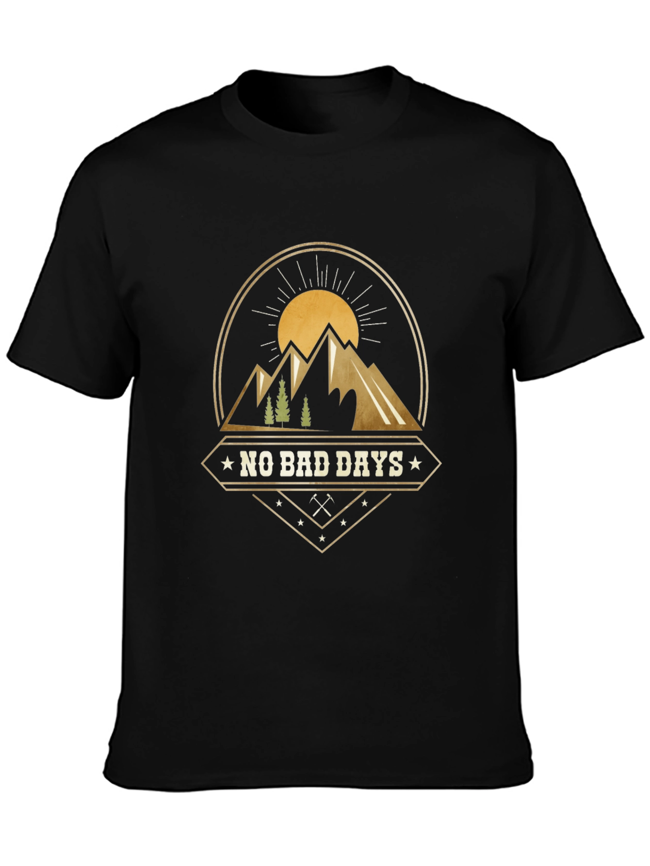 No Bad Days Mountain Graphic T-Shirt