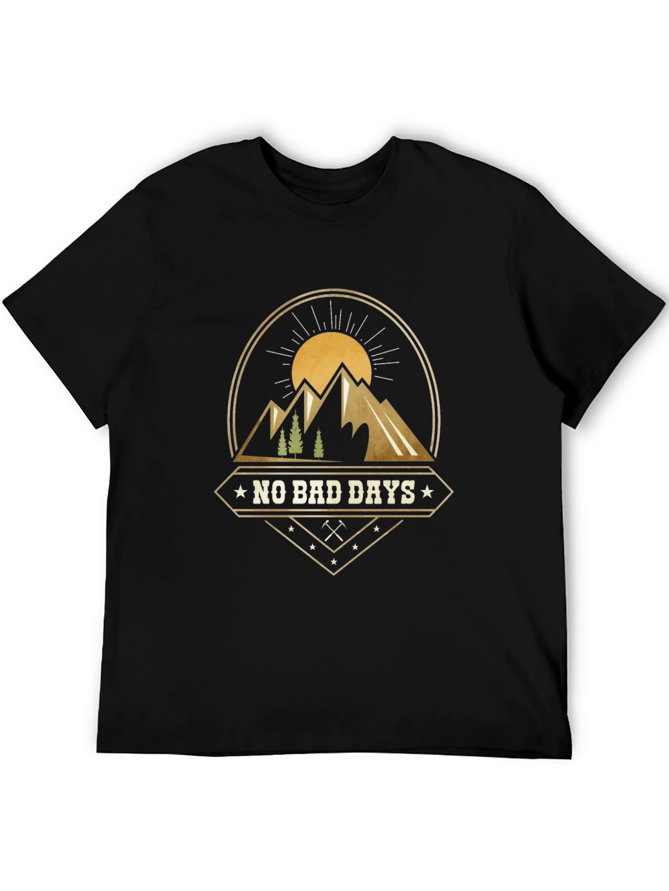No Bad Days Mountain Graphic T-Shirt