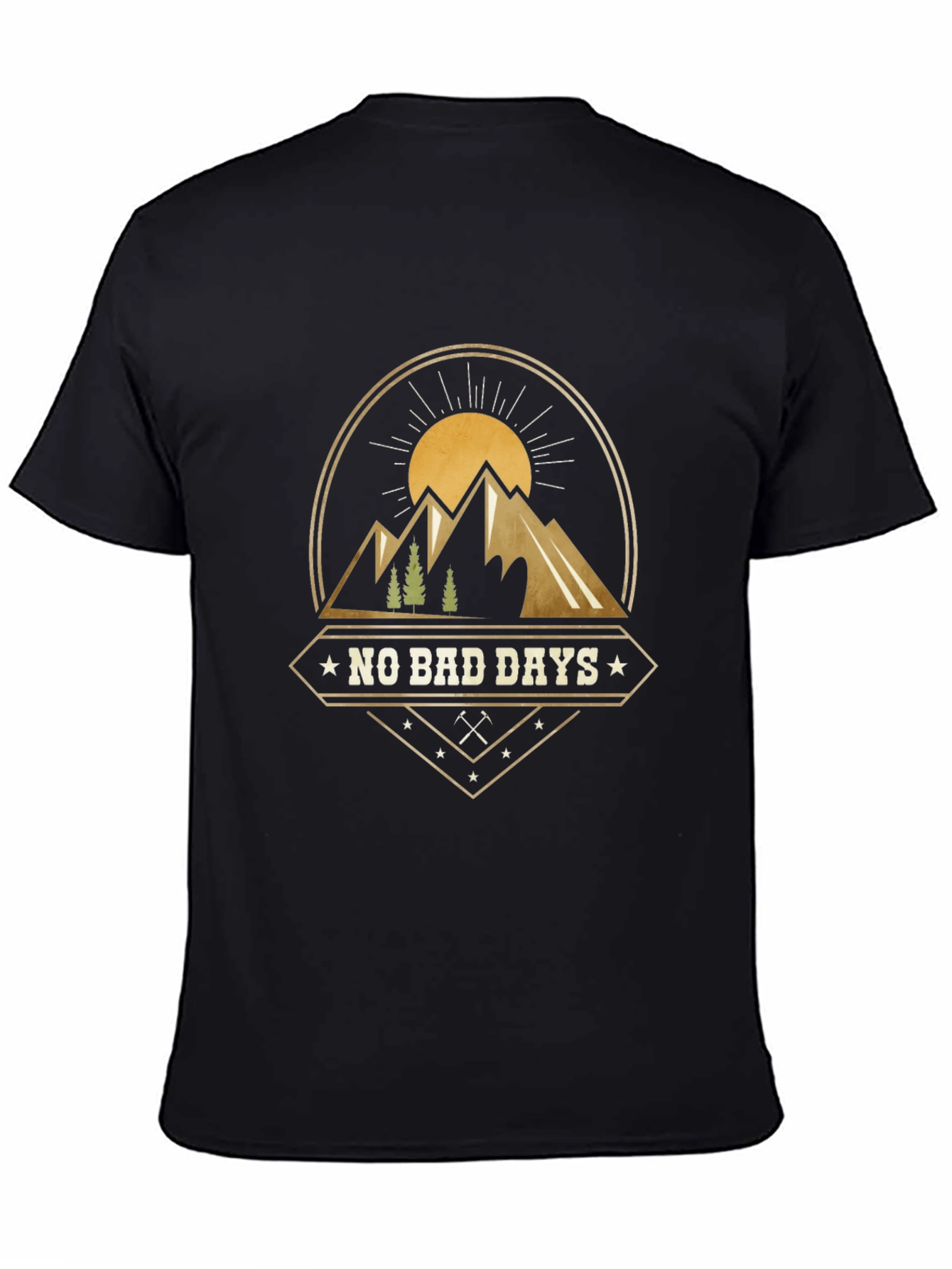 No Bad Days Mountain Graphic T-Shirt