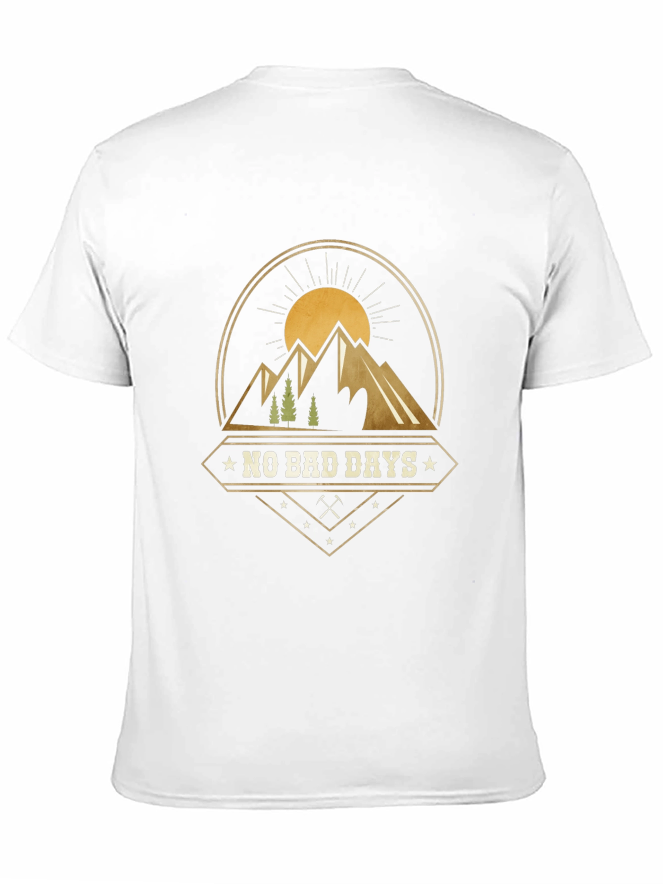 No Bad Days Mountain Graphic T-Shirt