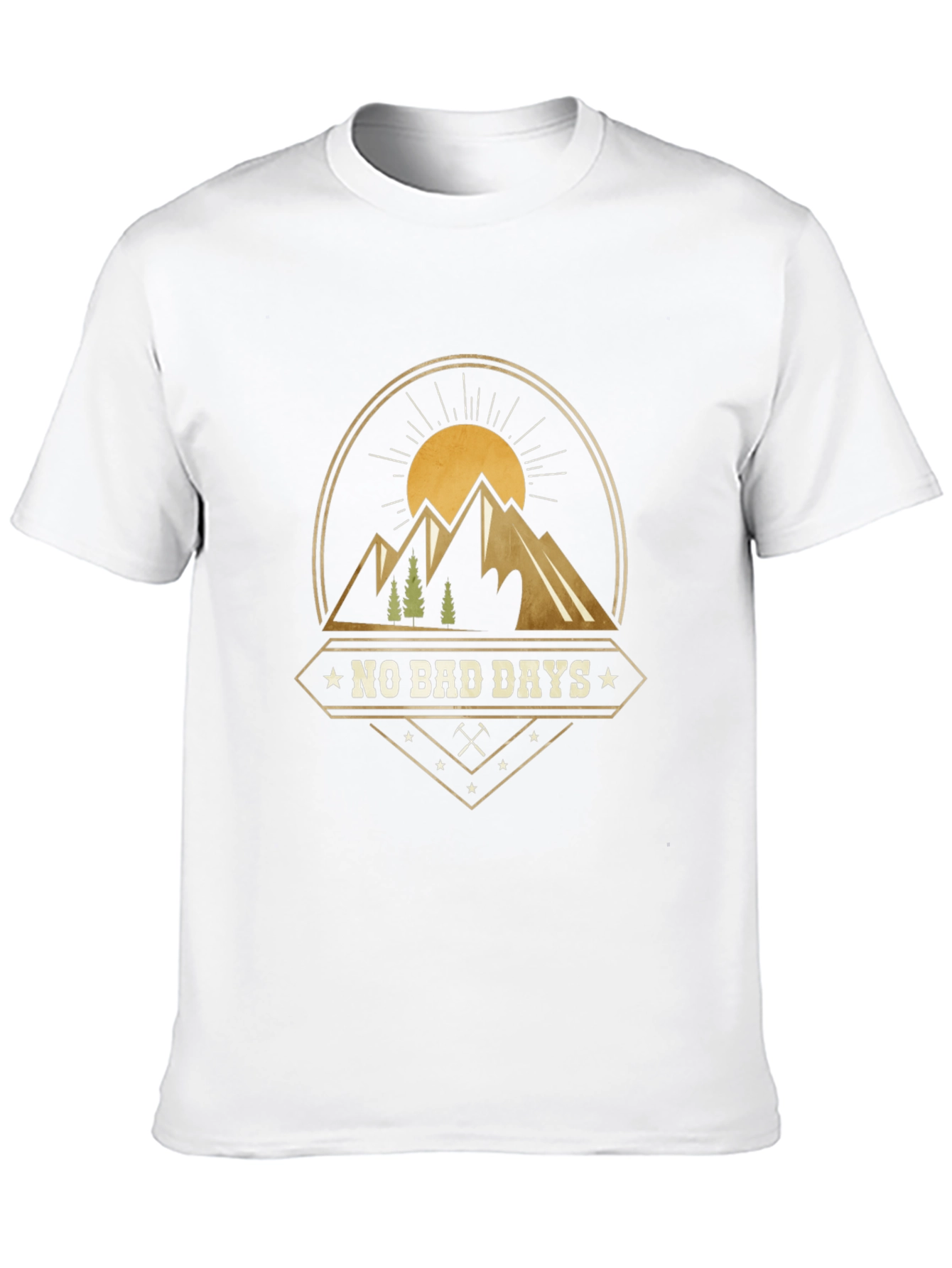 No Bad Days Mountain Graphic T-Shirt