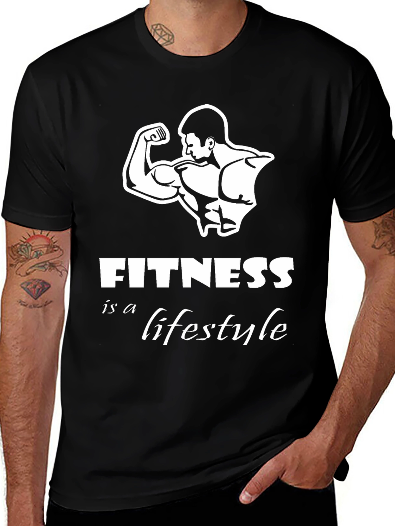 Fitness Lifestyle Graphic Tee - Gym Motivation Shirt
