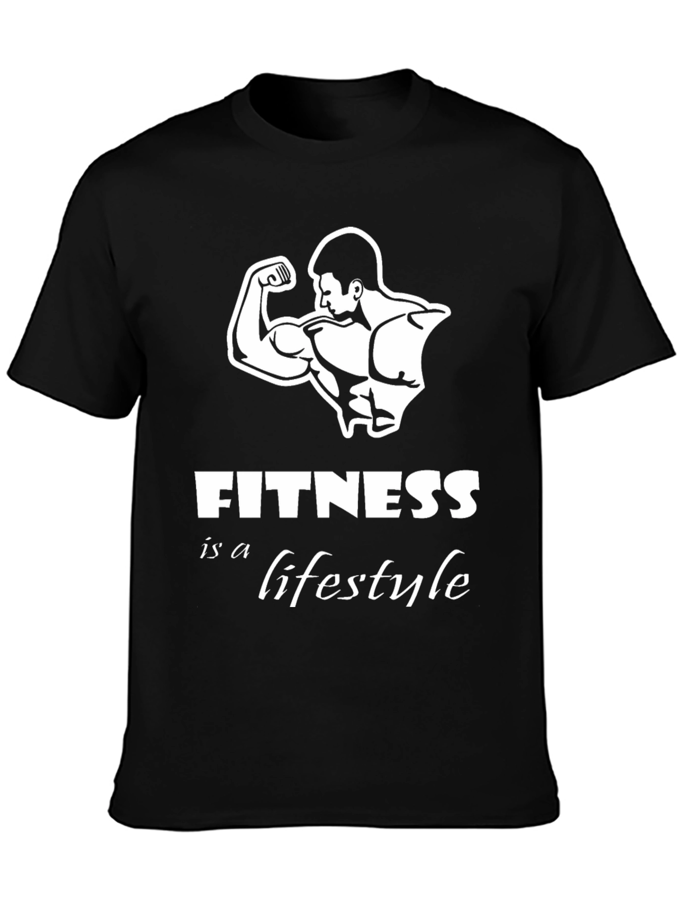 Fitness Lifestyle Graphic Tee - Gym Motivation Shirt