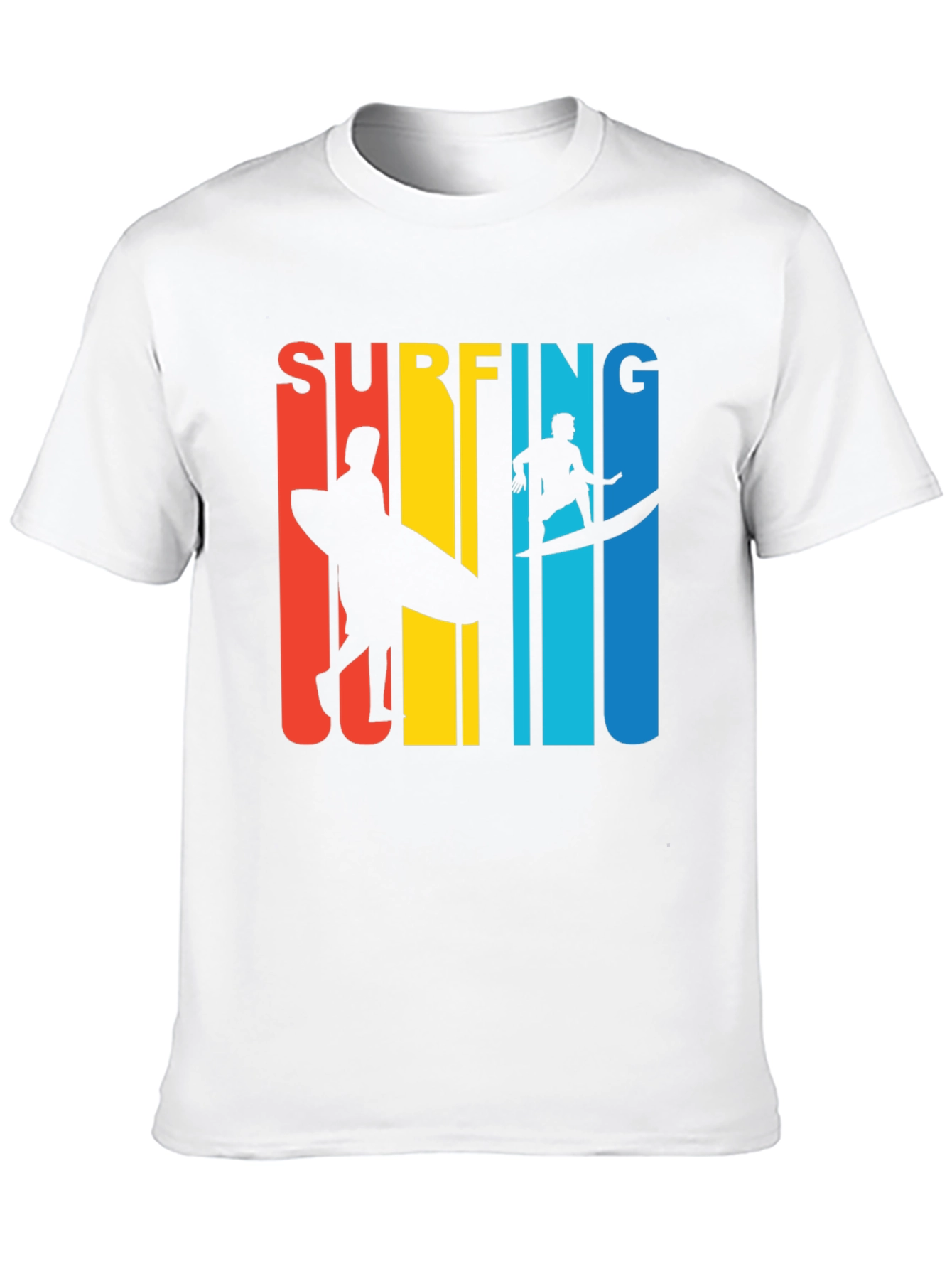 Surfing Graphic Tee | Retro Surfer Design