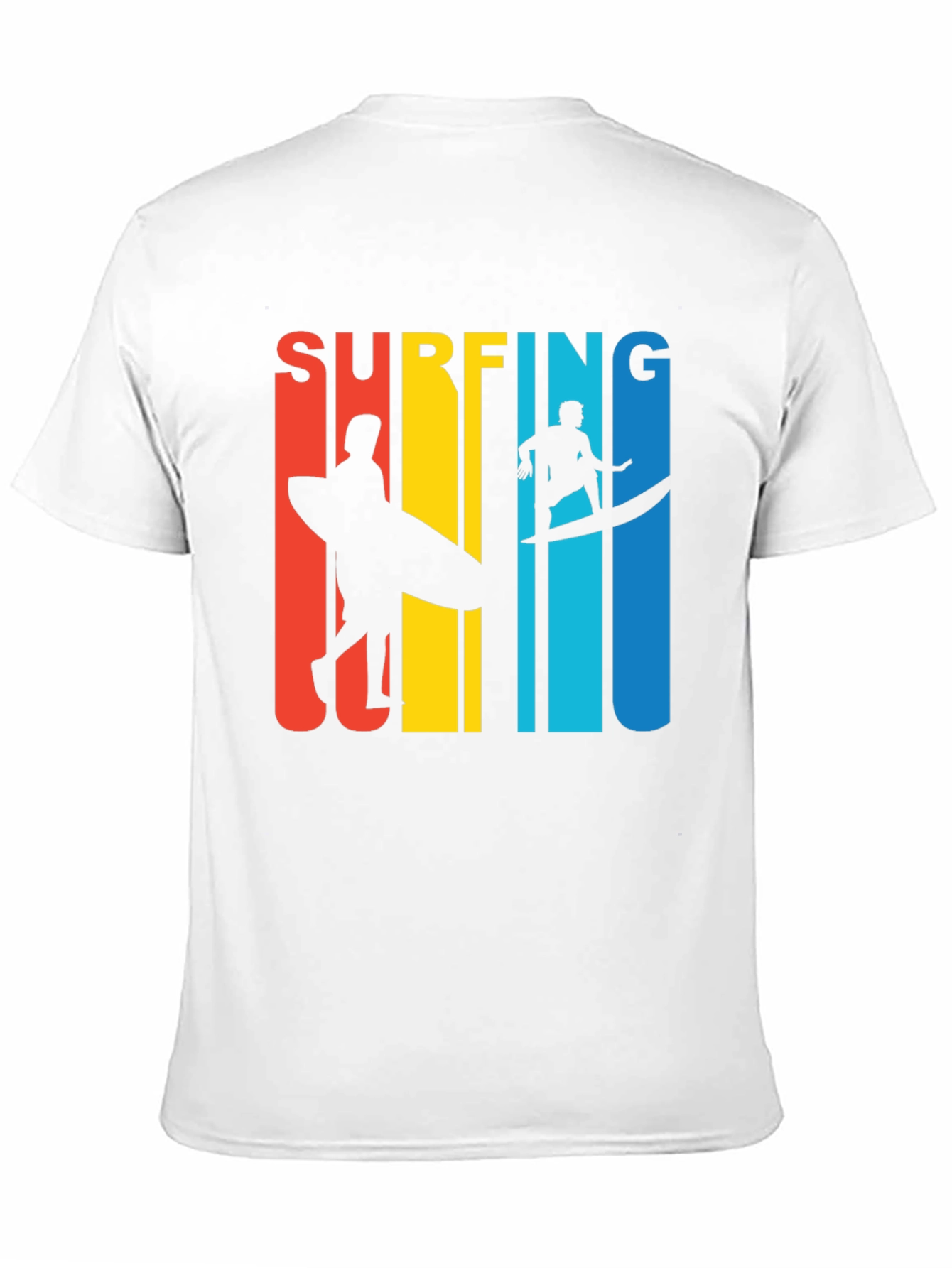 Surfing Graphic Tee | Retro Surfer Design
