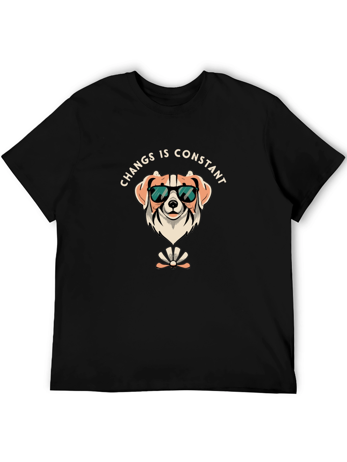 Funny Dog T-Shirt - Changs is Constant