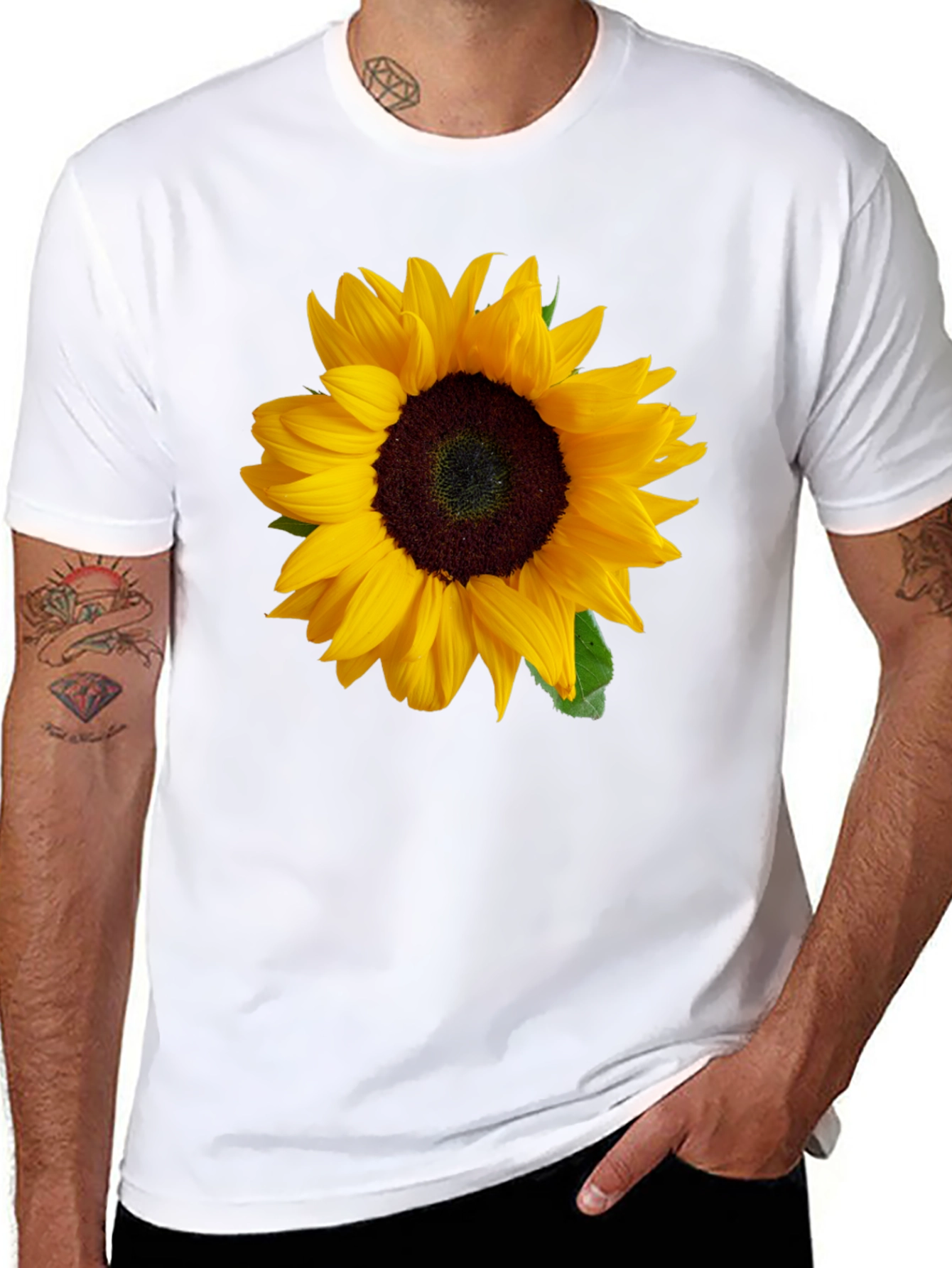 Sunflower Graphic T-Shirt - Stylish Casual Wear