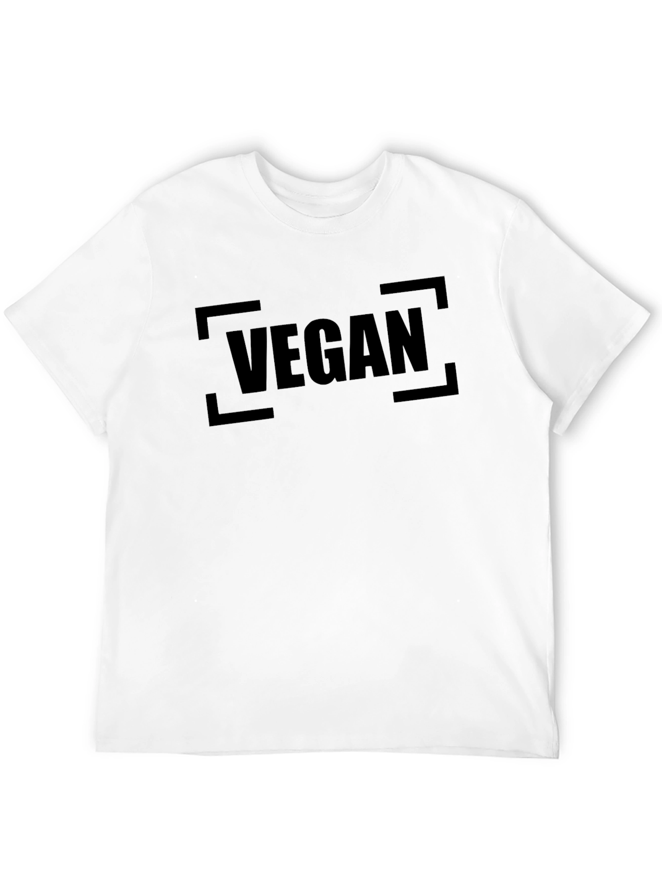 Vegan Graphic Tee - Black Casual Style