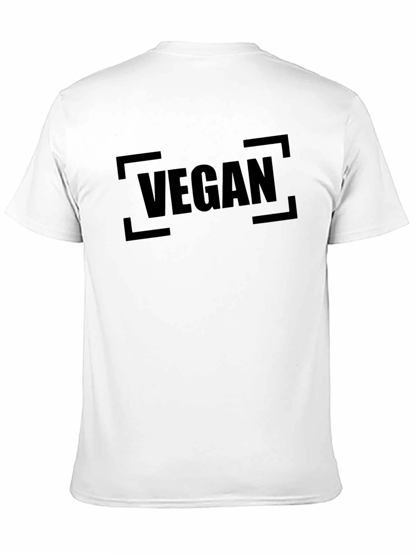 Vegan Graphic Tee - Black Casual Style