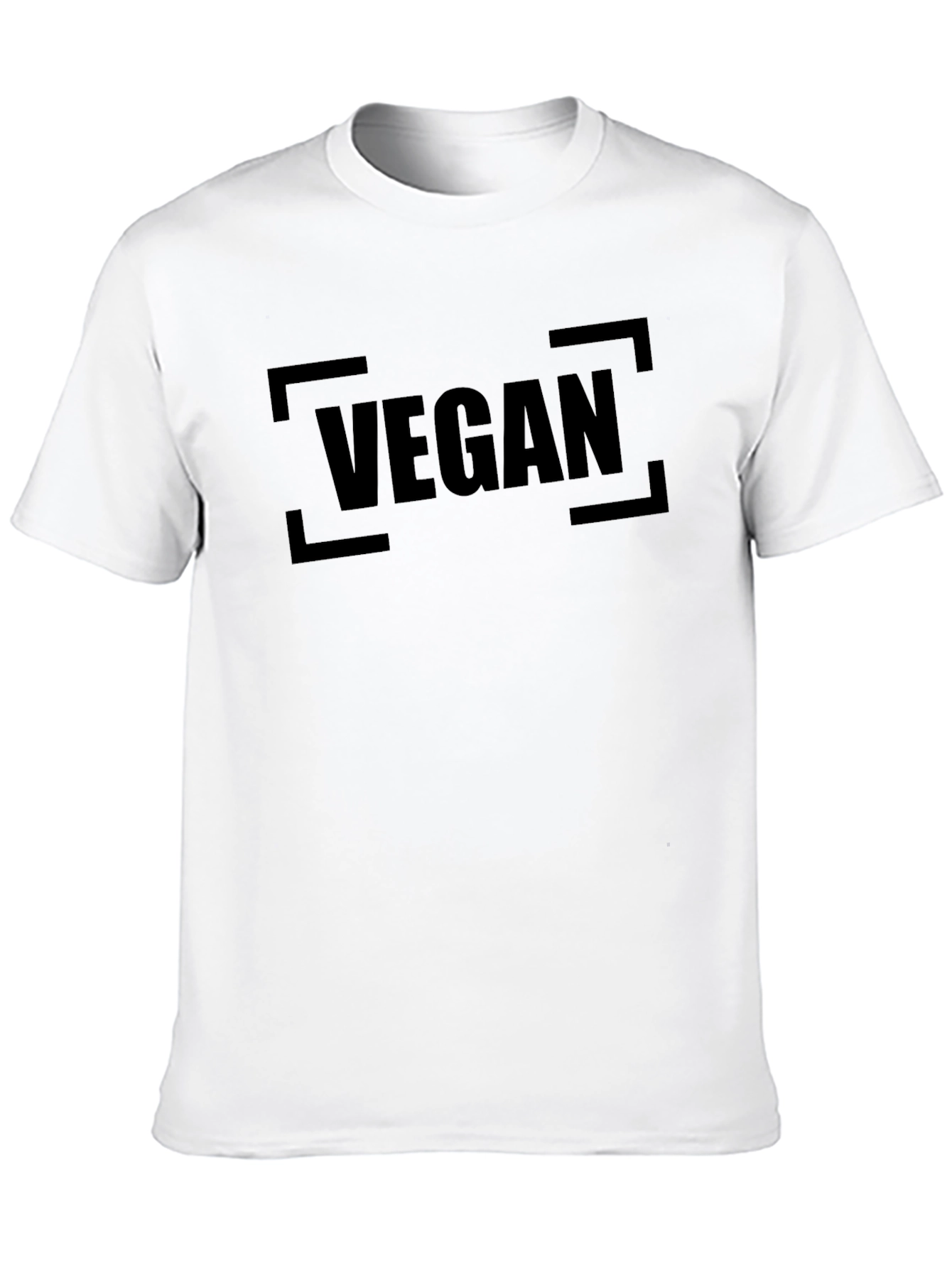 Vegan Graphic Tee - Black Casual Style