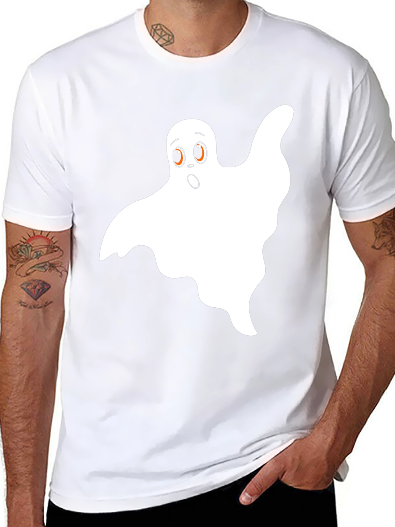 Spooky Season Ghost T-Shirt - Halloween Ready