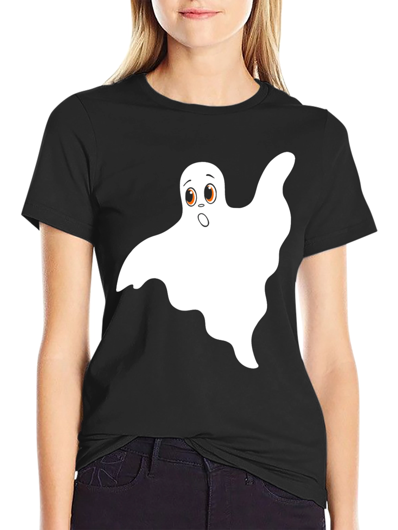 Spooky Season Ghost T-Shirt - Halloween Ready
