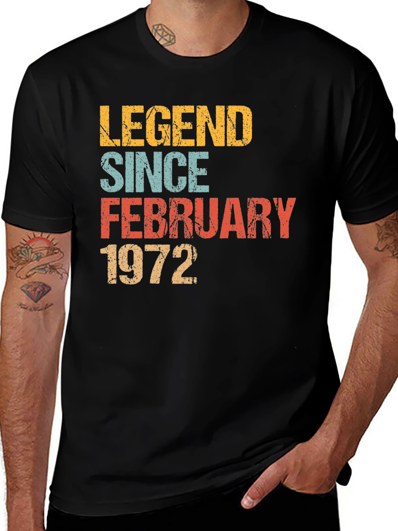 Legend Since February 1972 Retro T-Shirt