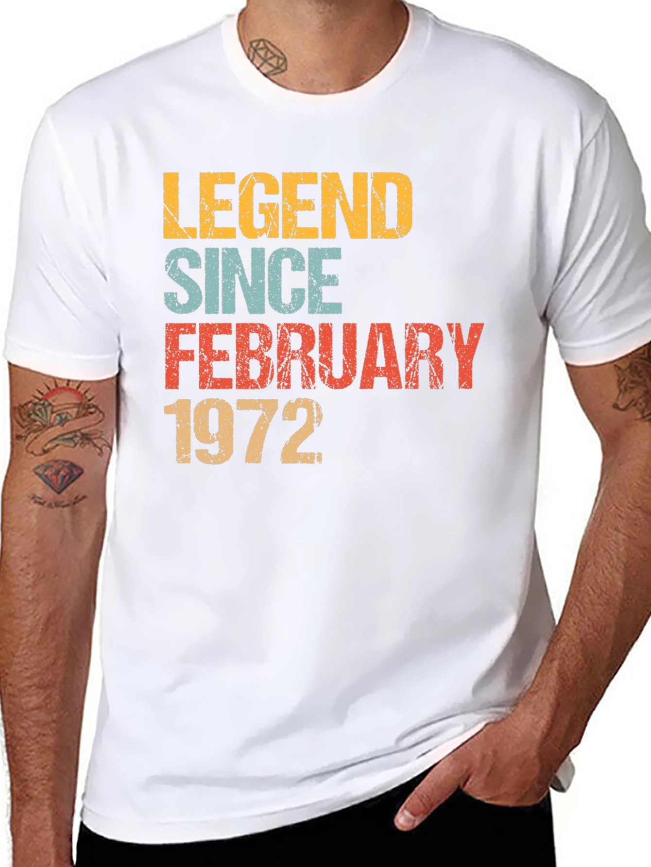 Legend Since February 1972 Retro T-Shirt