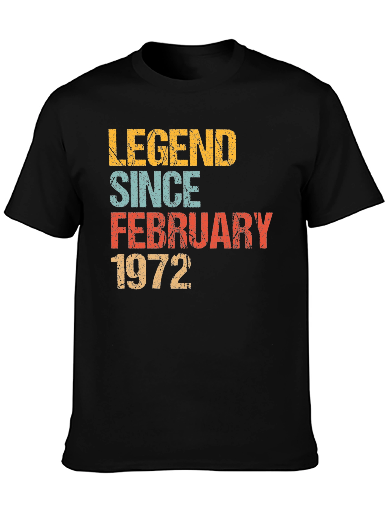 Legend Since February 1972 Retro T-Shirt