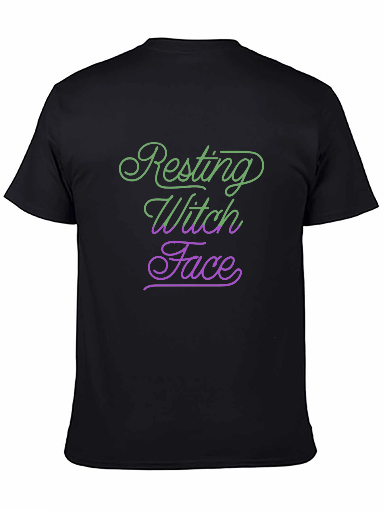 Resting Witch Face Halloween Tee