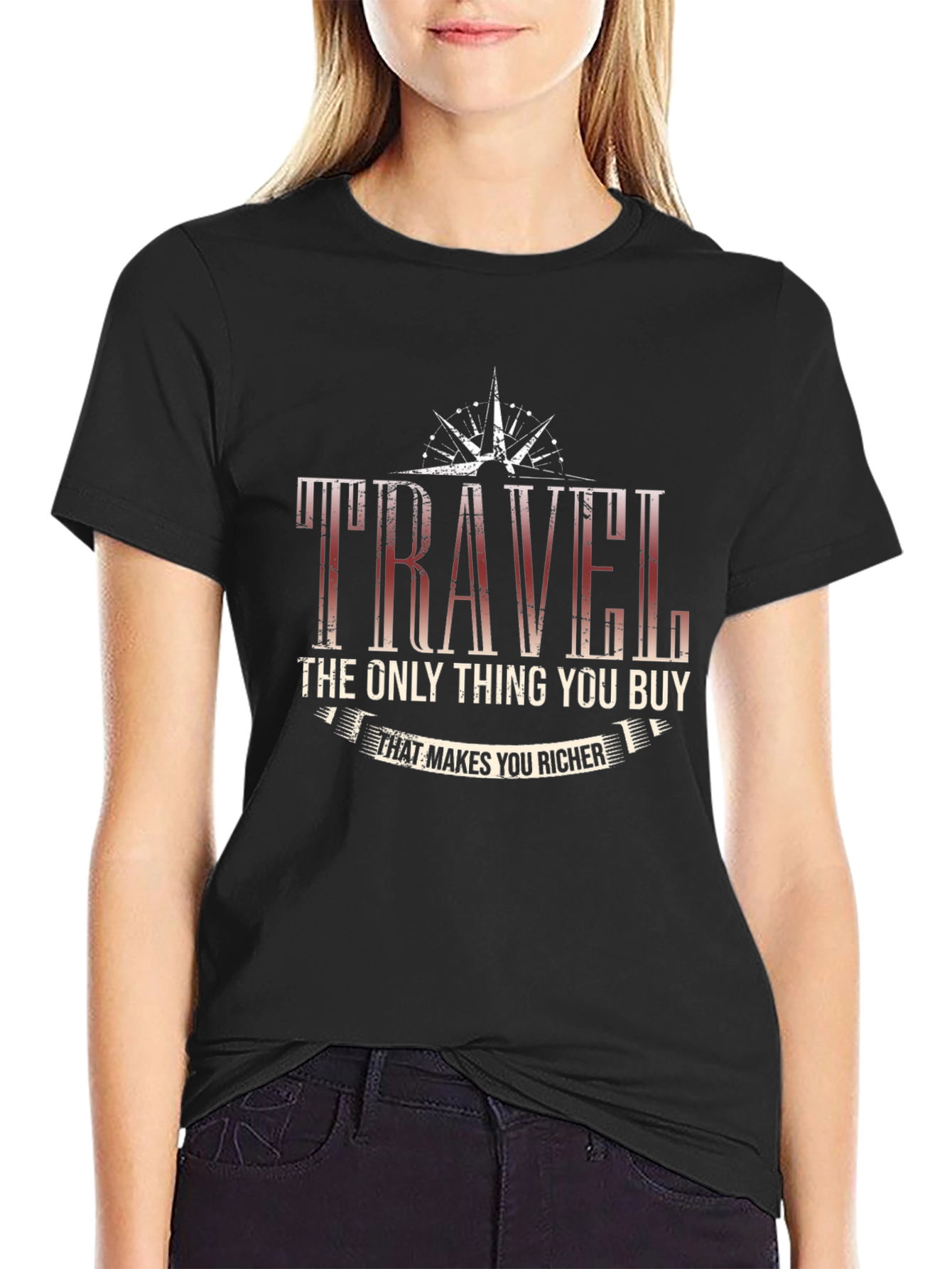 Travel Makes You Richer Graphic Tee
