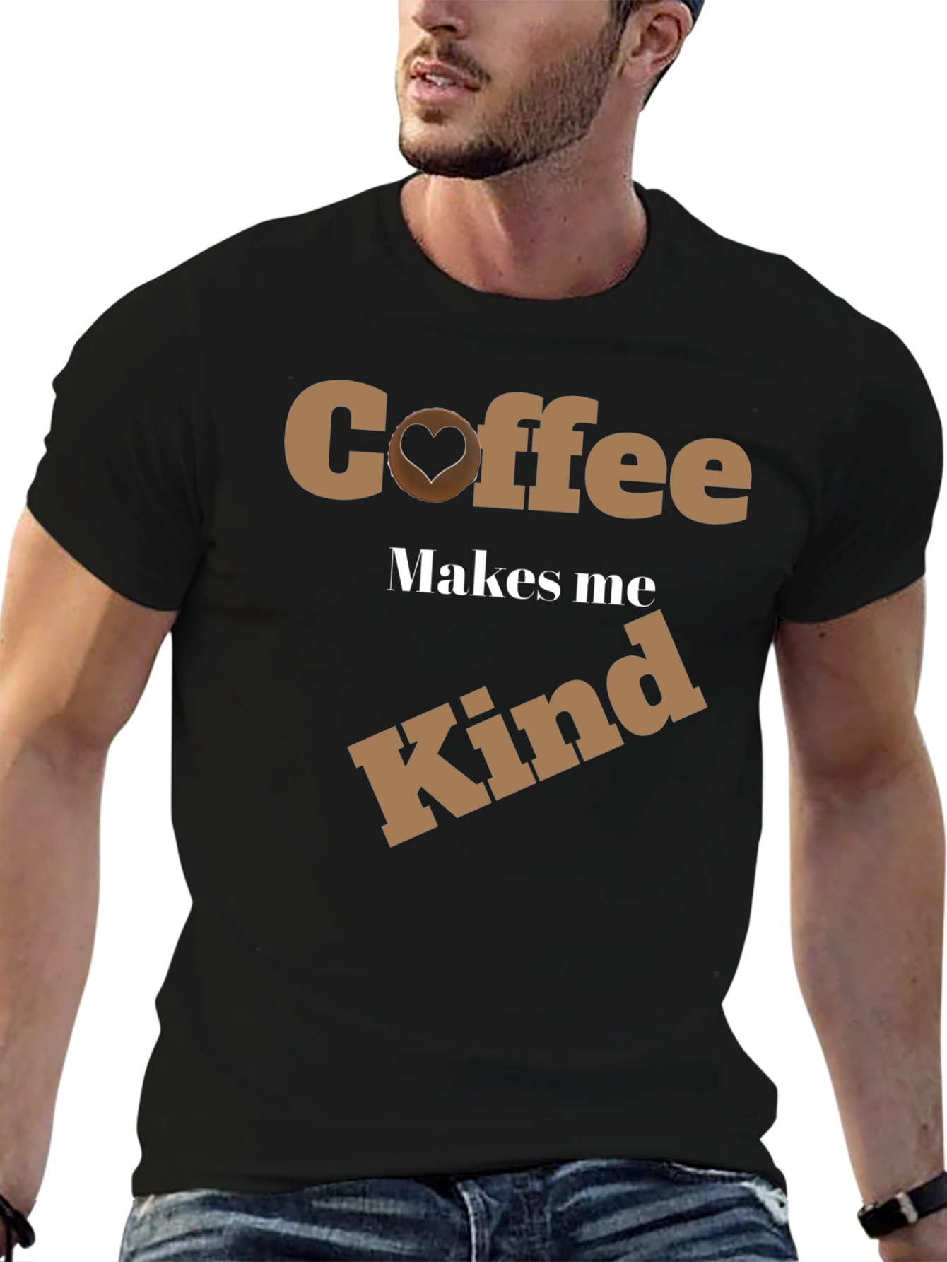 Coffee Makes Me Kind Graphic T-Shirt