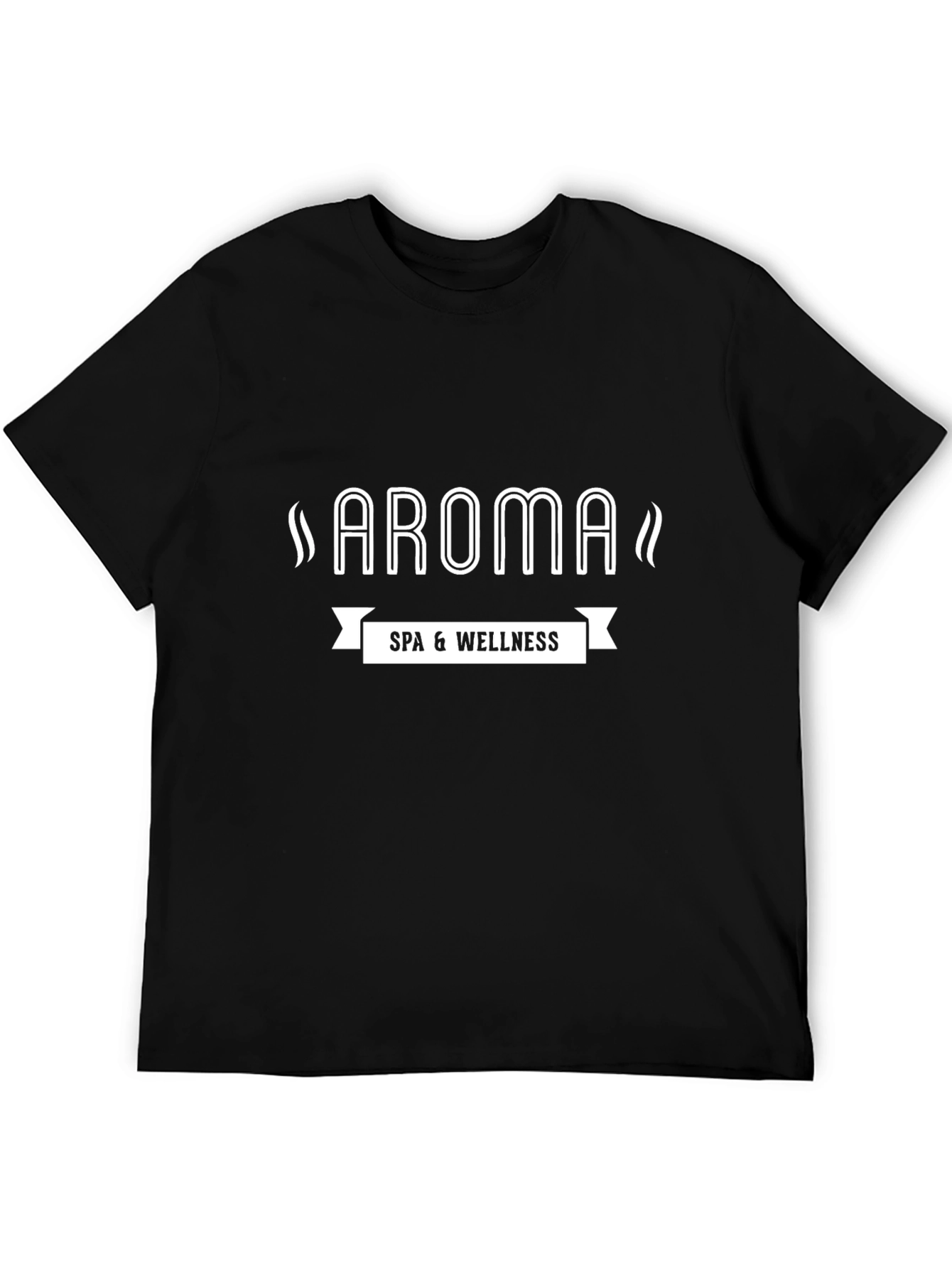 Aroma Spa & Wellness Black T-Shirt